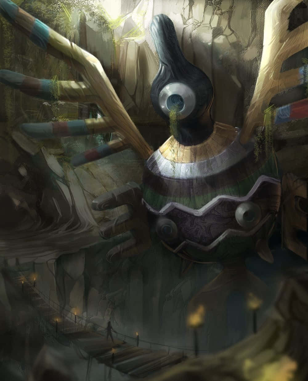 Eerie Sigilyph Graphic Background