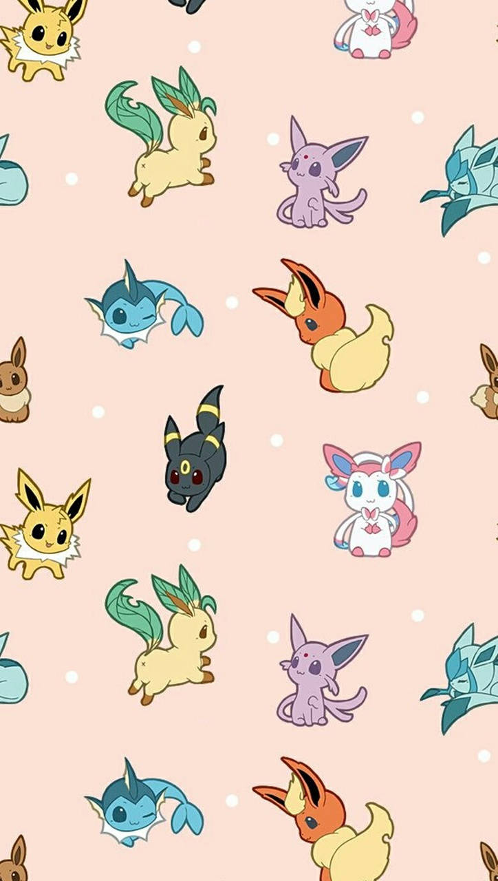 Eevee With Other Iphone Background