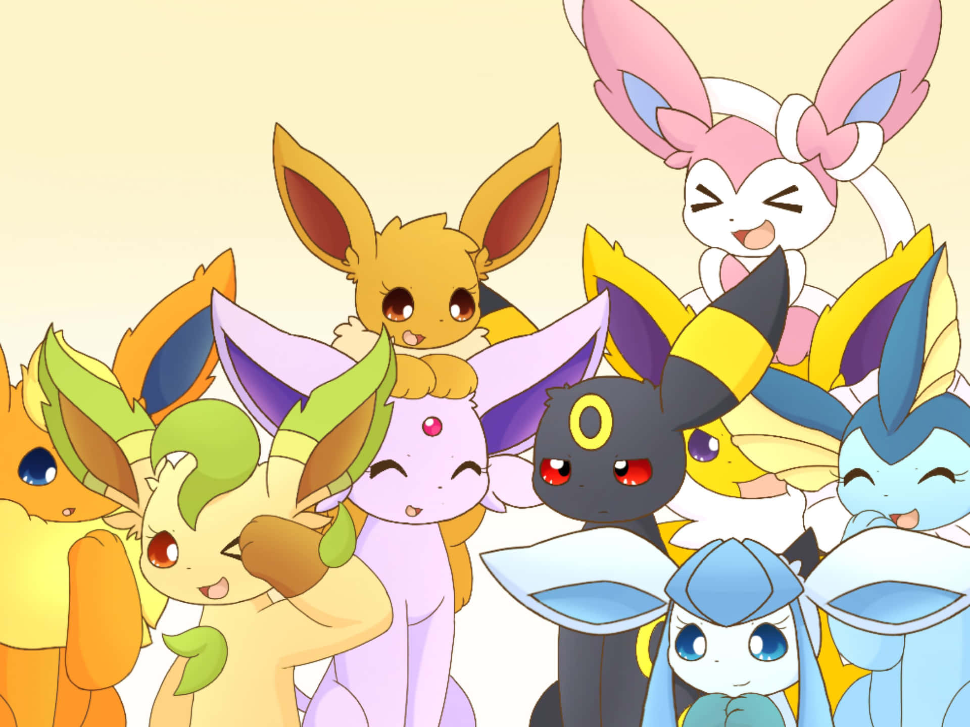 Eeveelutions Pokemon Cartoon