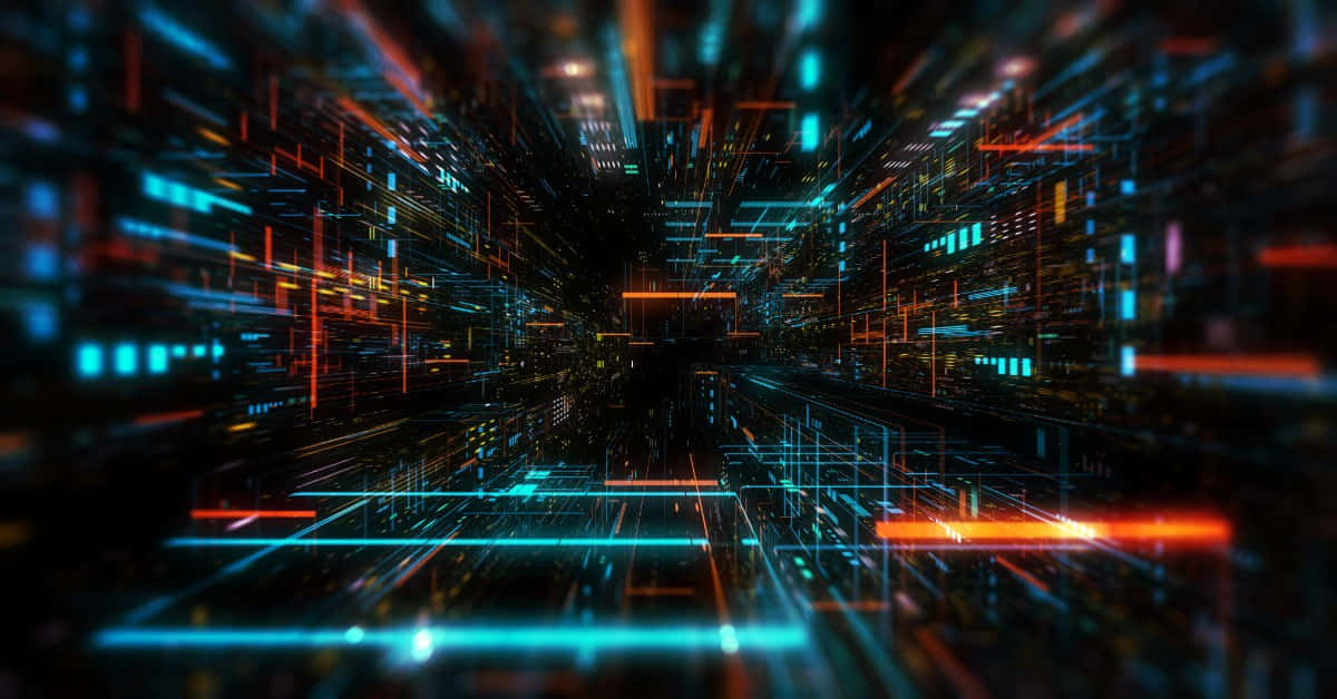 Effective Buildings Lit Up [wallpaper] Background