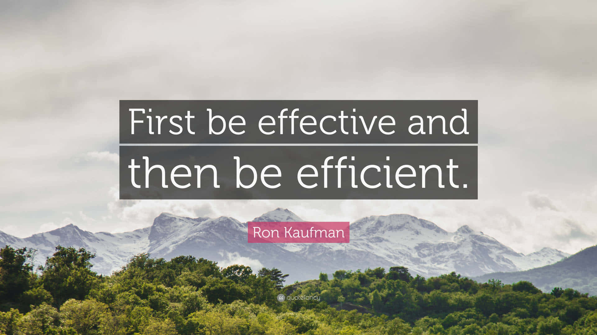 Effective Efficient Quote [wallpaper] Background
