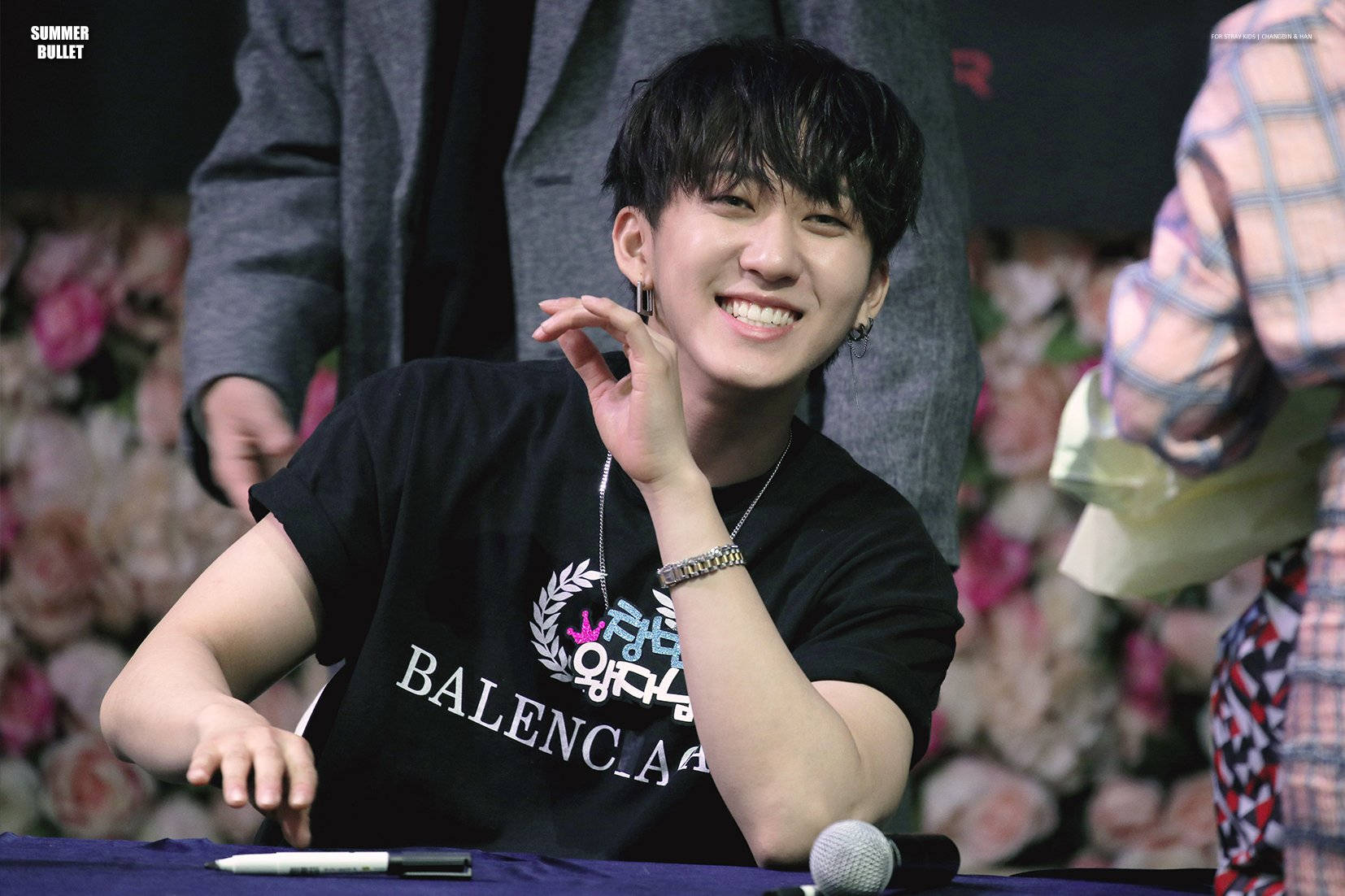 Effervescent Charm Of Changbin From Stray Kids Background