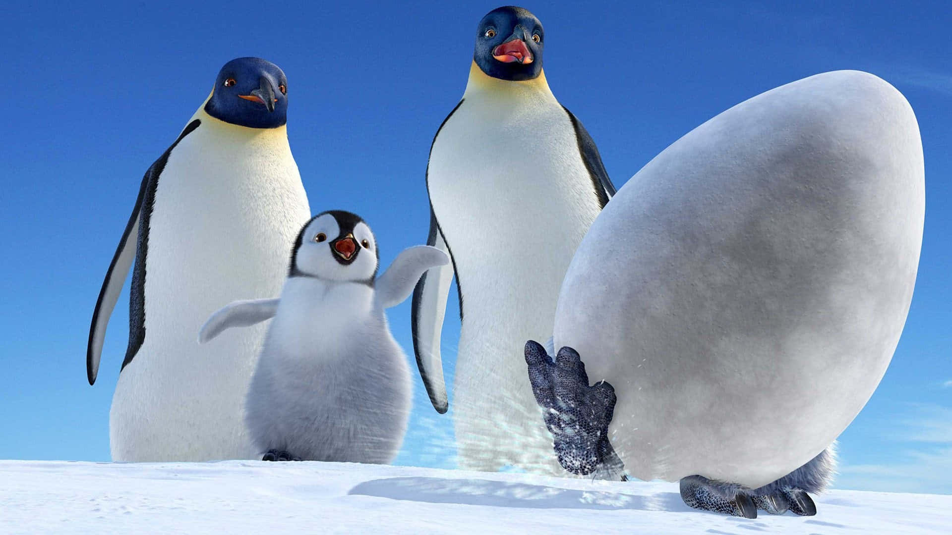 Egg From Happy Feet Two Background