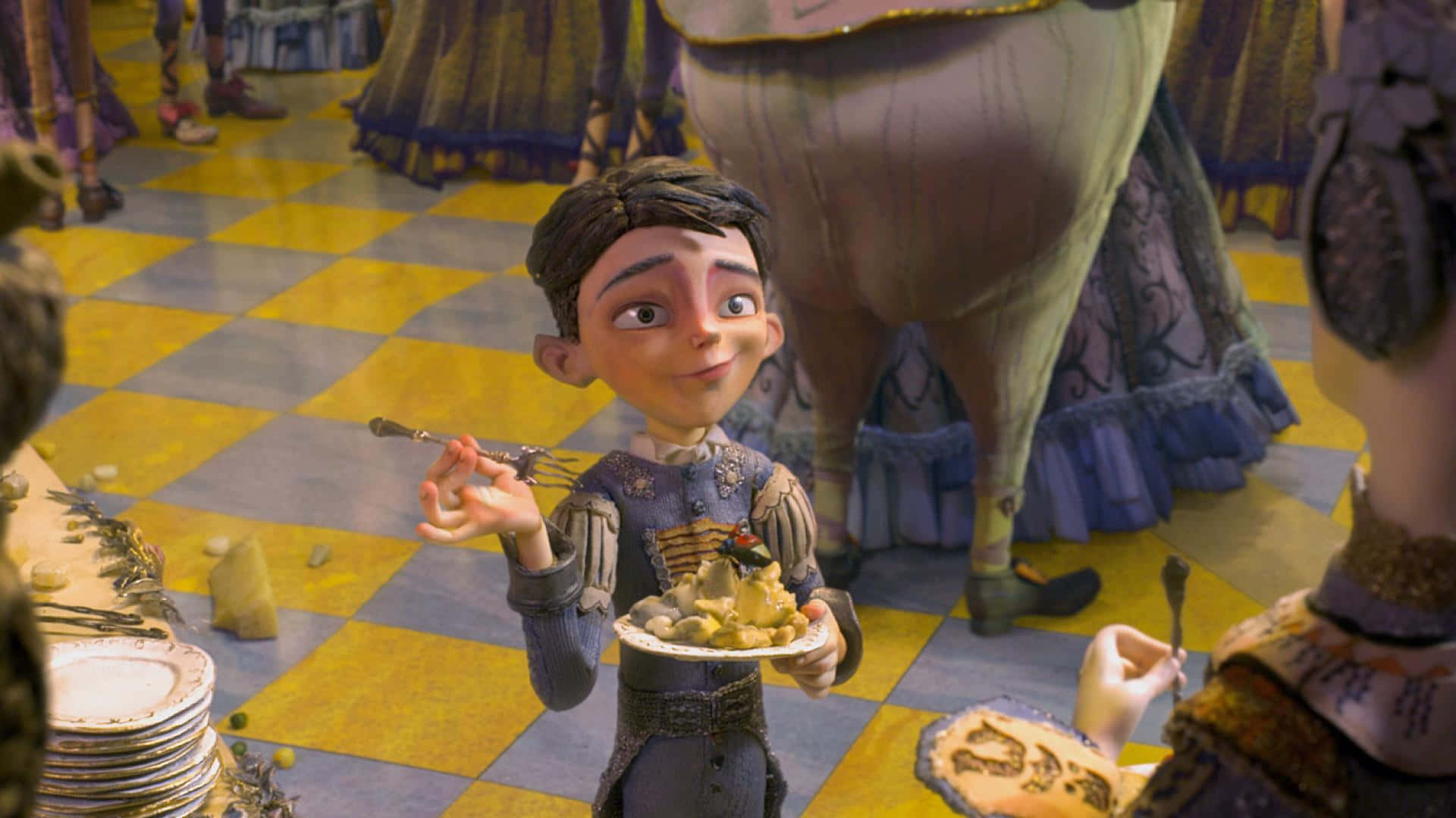 Eggs Eating From The Boxtrolls Background