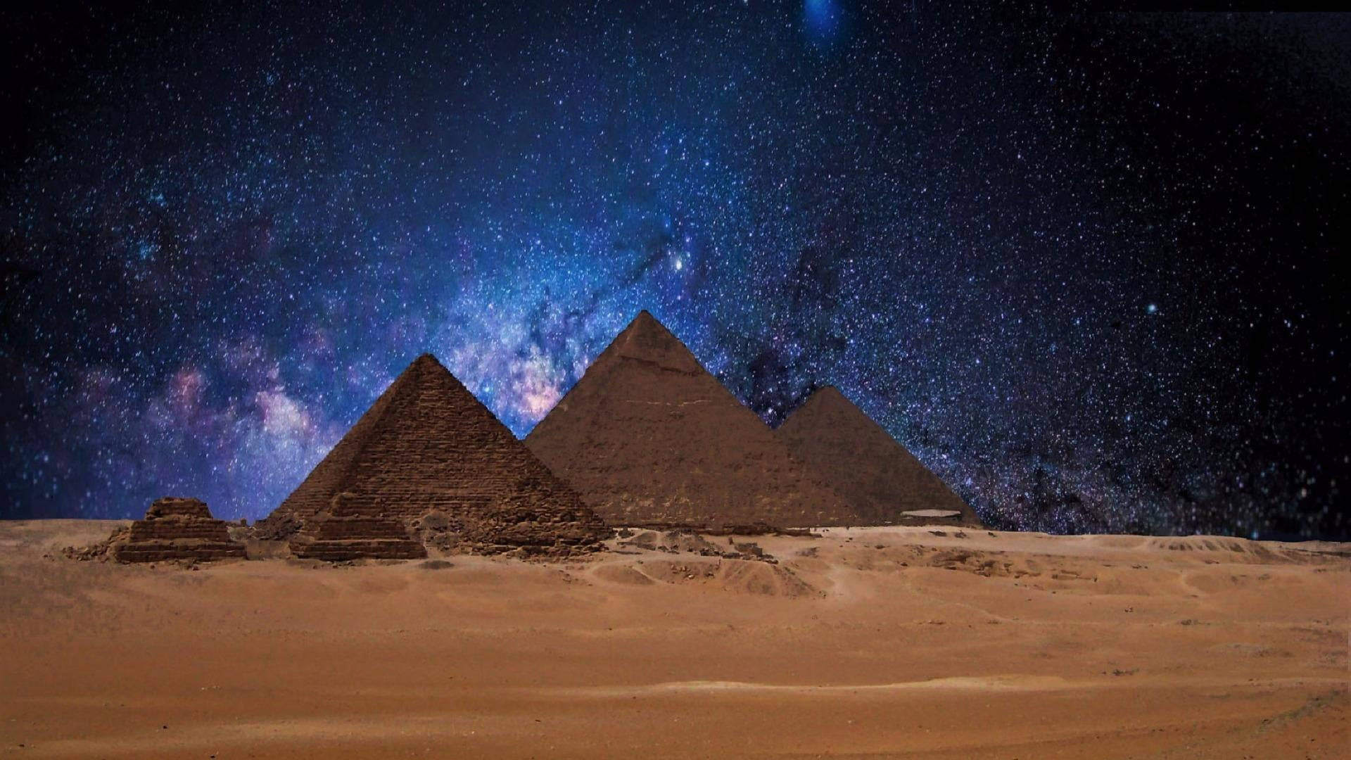 Egypt Milky Way Background
