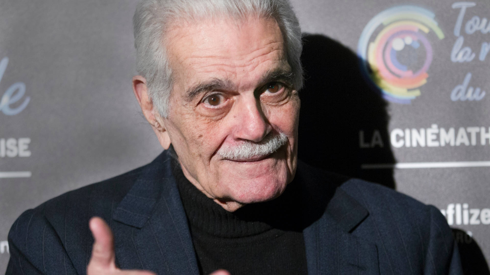 Egyptian Actor Omar Sharif Premiere Background