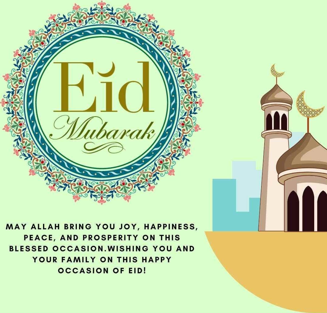 Eid-ul-adha Mubarak Blessed Occasion Background