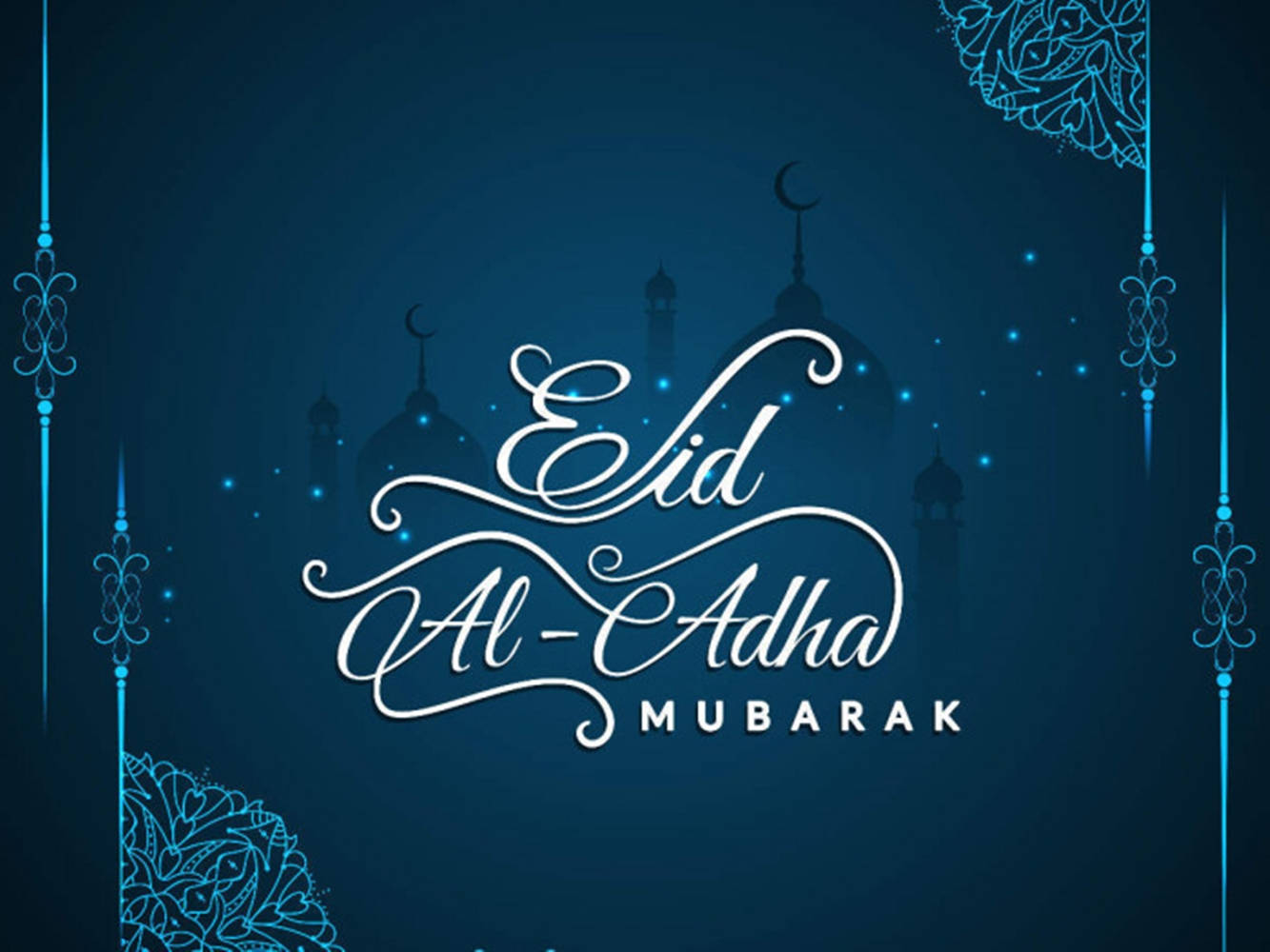 Eid Ul Adha Mubarak - Celebrating Divine Blessings Background