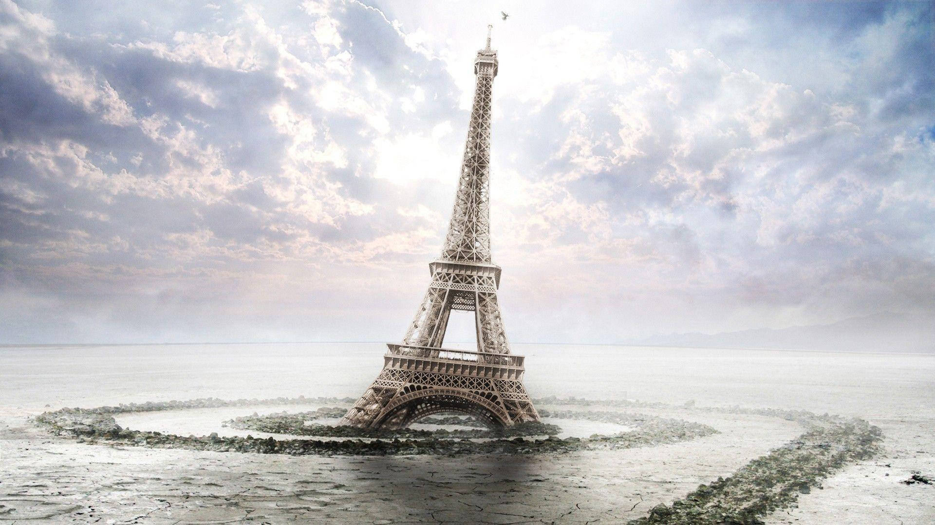 Eiffel Tower Concept Art Background