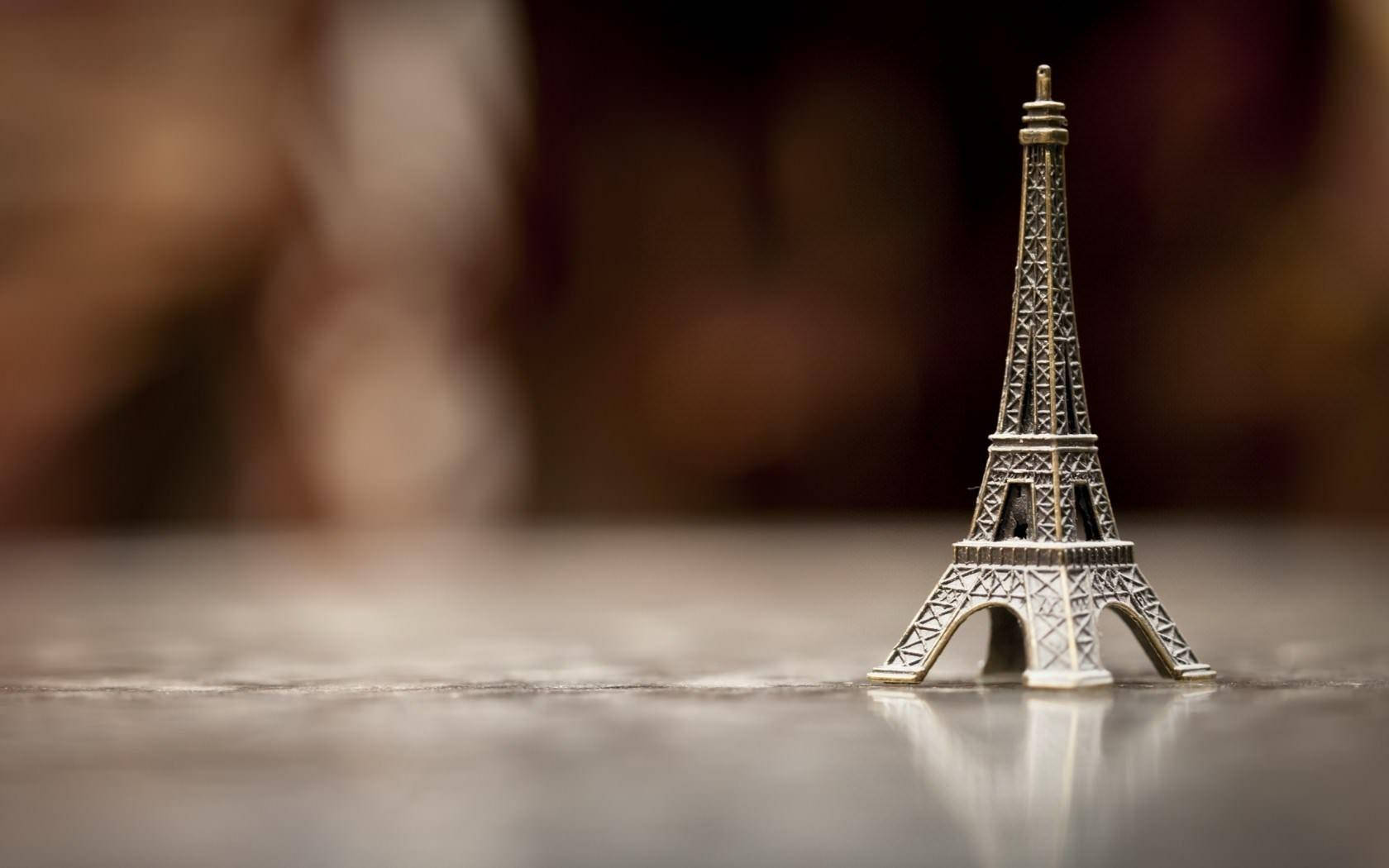 Eiffel Tower Toy Statue Background