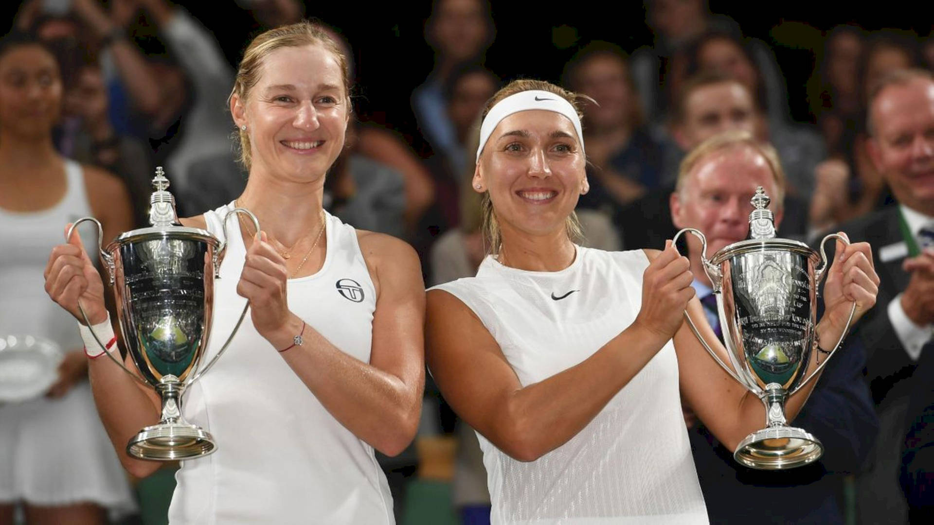 Ekaterina Makarova And Elena Vesnina Background