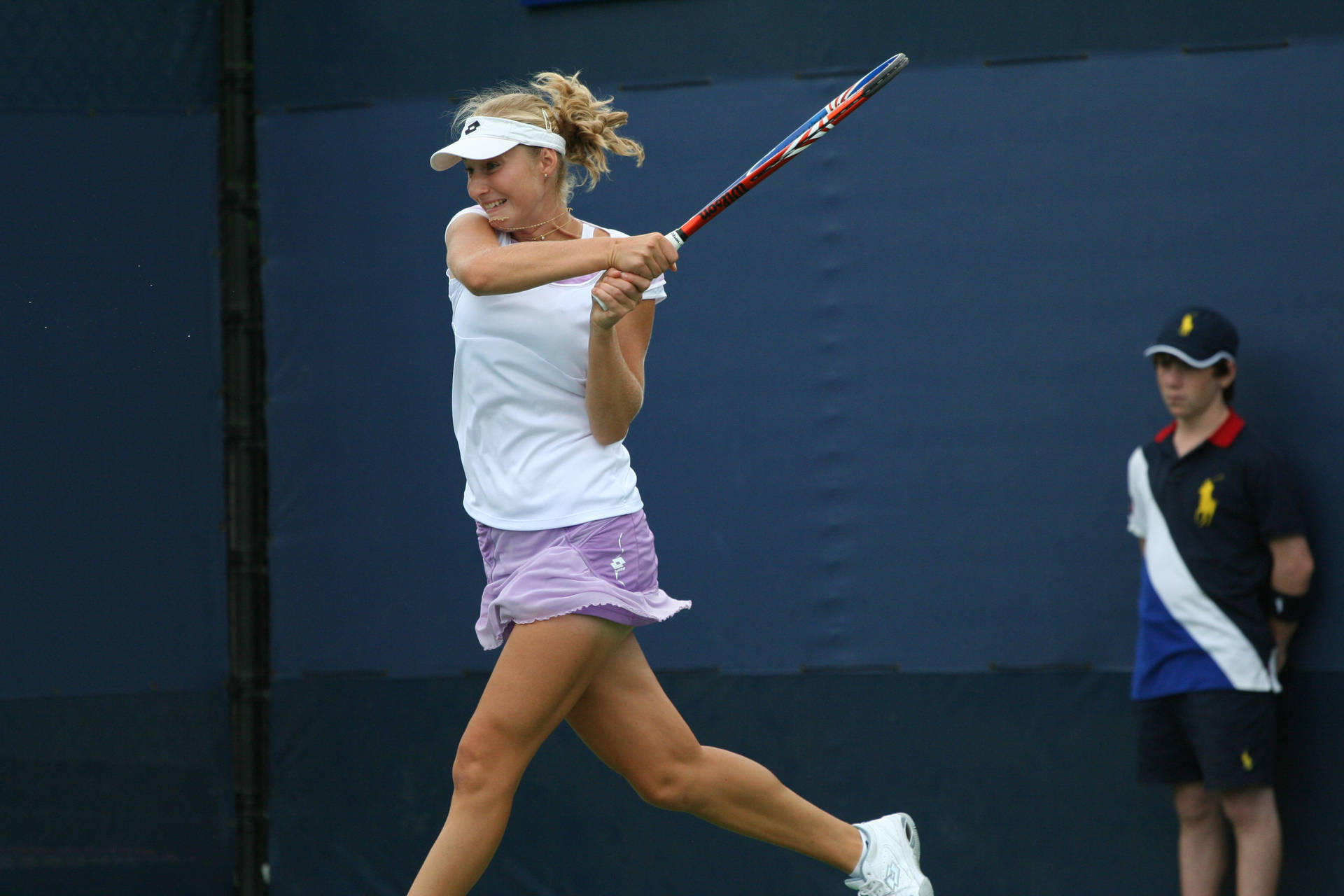 Ekaterina Makarova Racket Swing Background