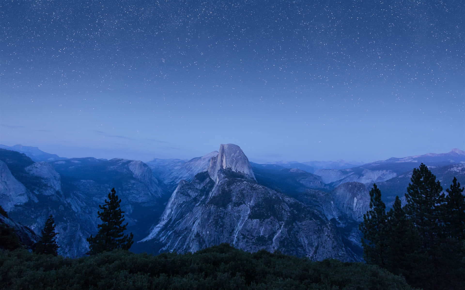 El Capitan At Night Macbook Default Background