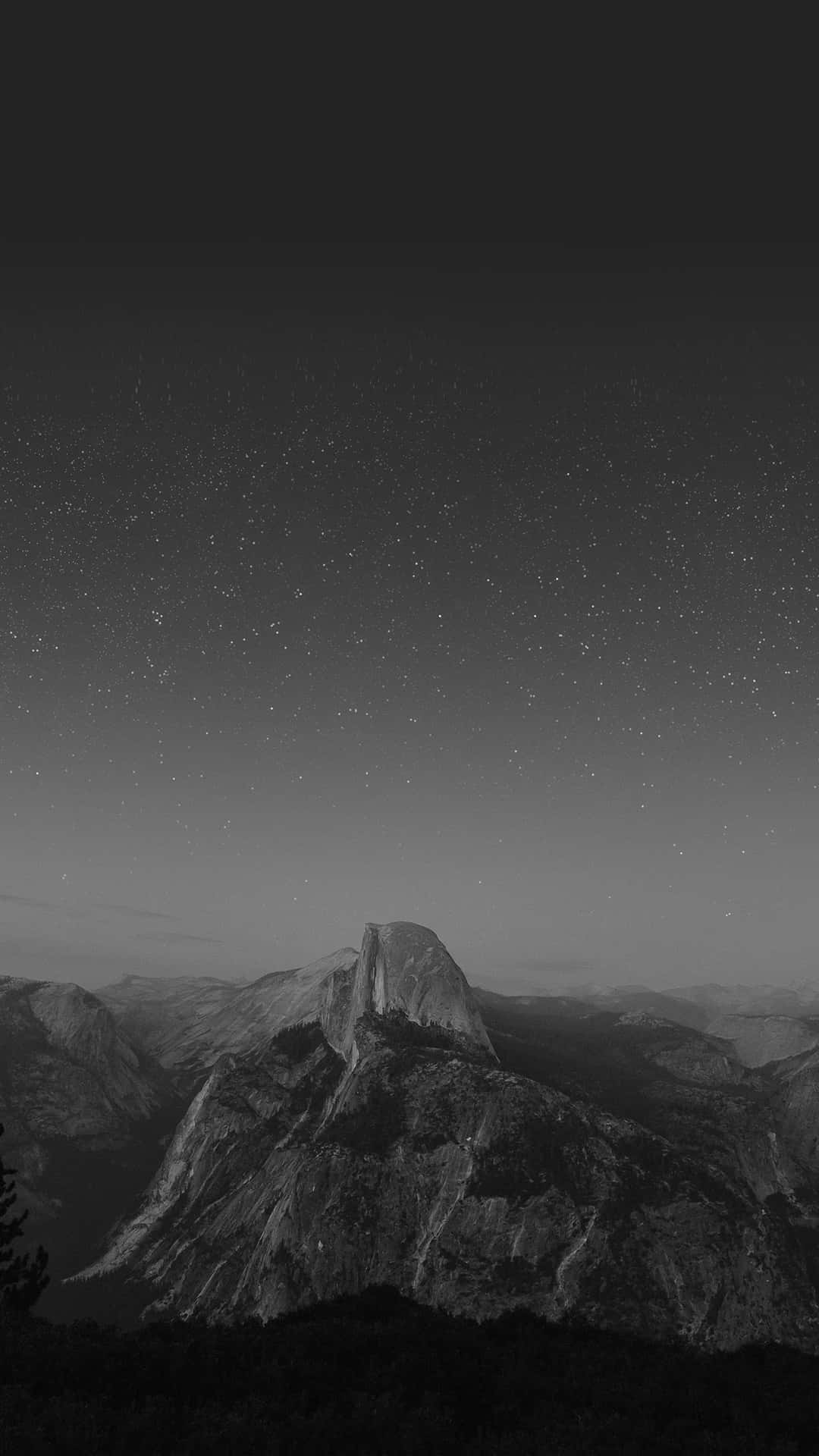 El Capitan Black And White Image Background