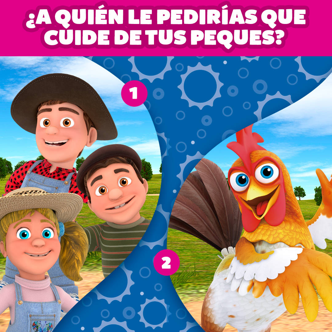 El Reino Infantil Rooster Bartolito Background