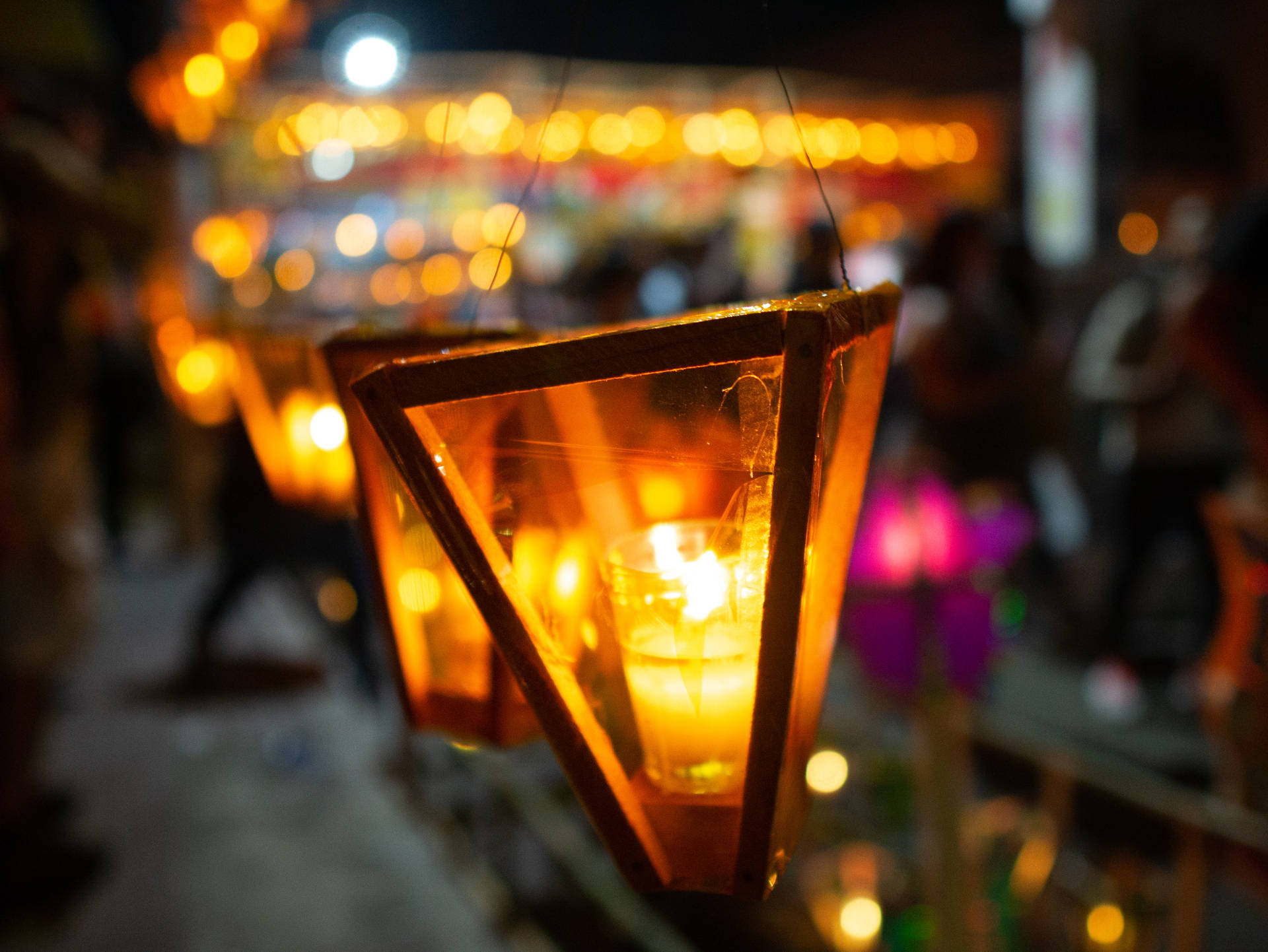 El Salvador Lantern Festival Background