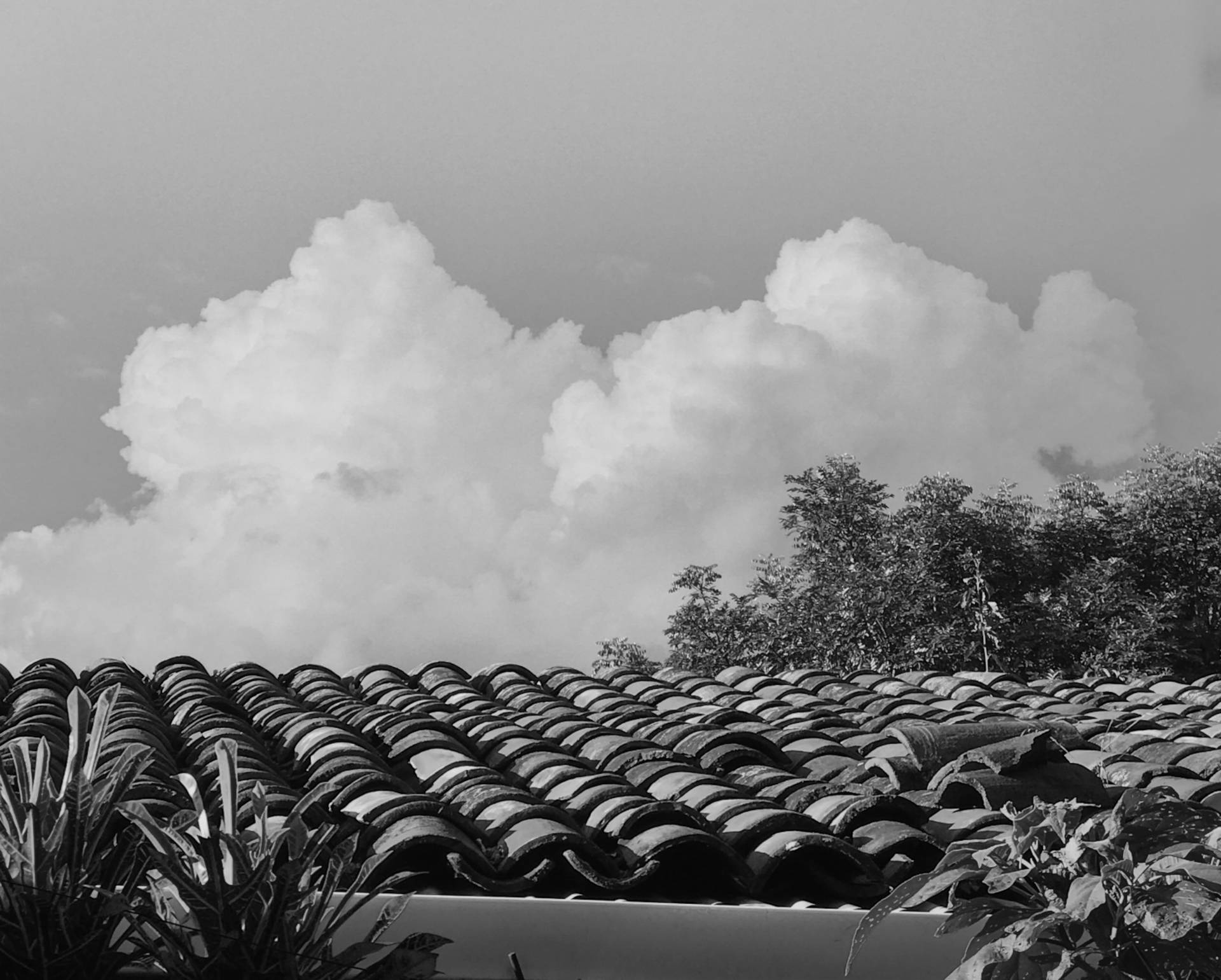 El Salvador Stormy Sky Background