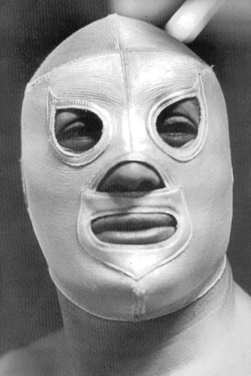 El_ Santo_ Luchador_ Mask_ Closeup Background