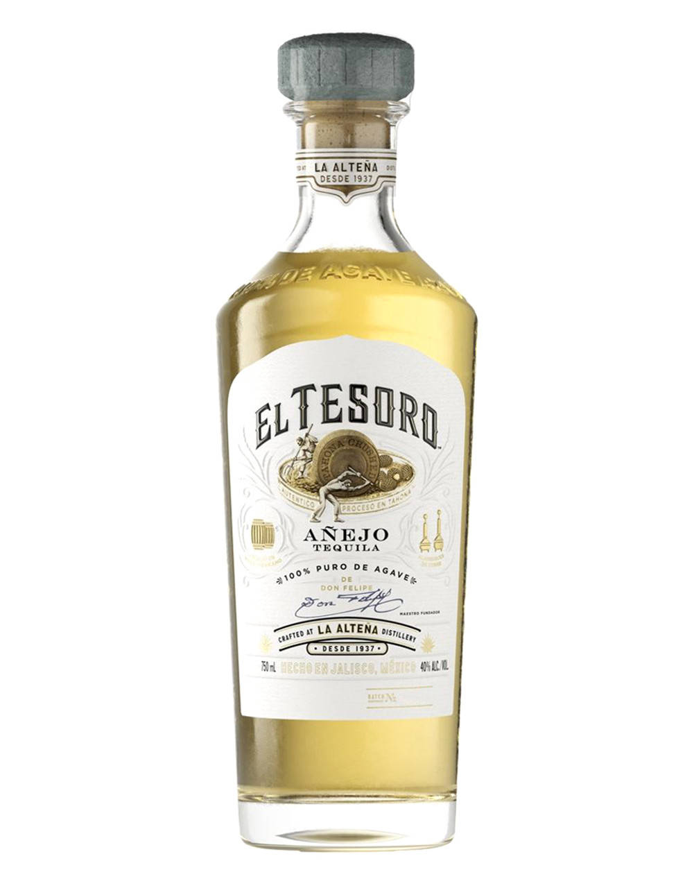 El Tesoro Añejo Tequila Bottle