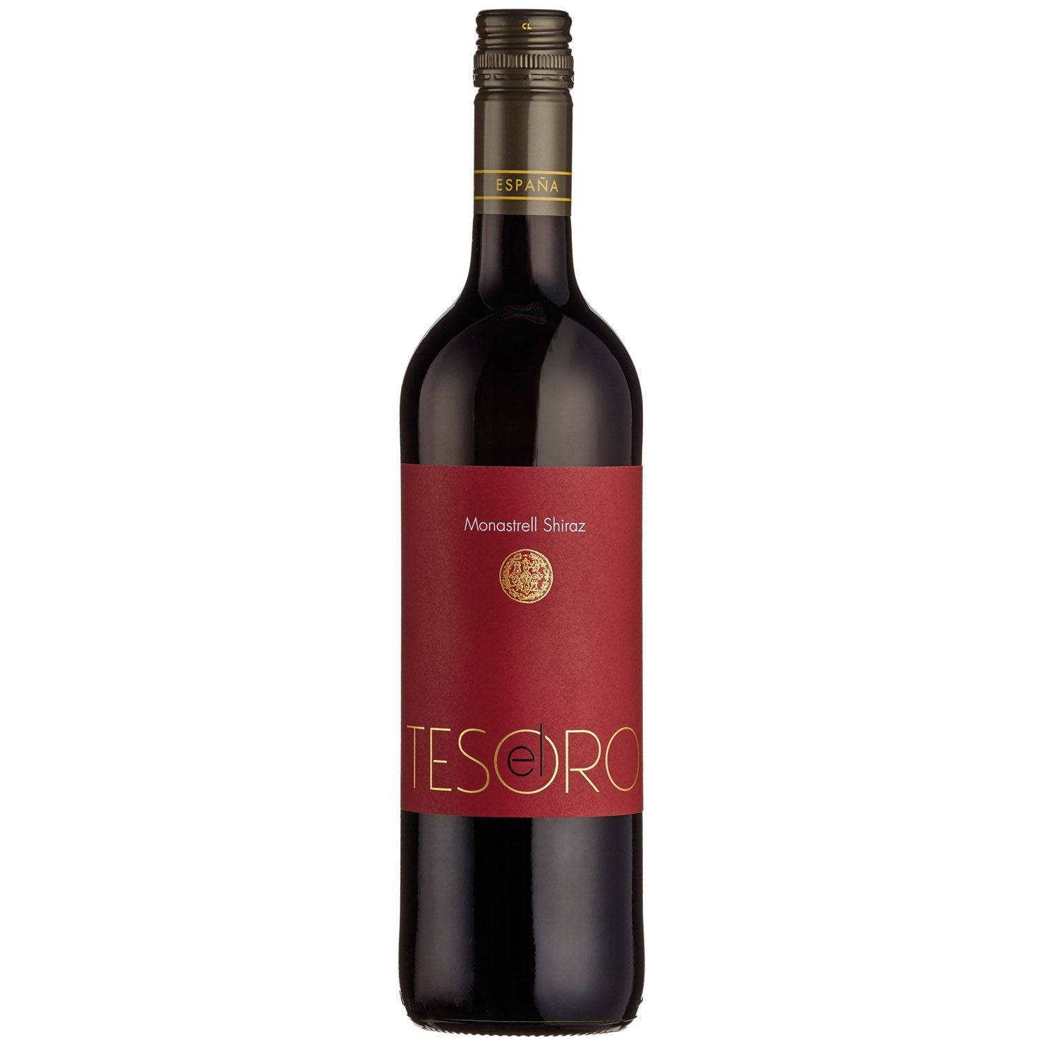 El Tesoro Monastrell Shiraz Wine Bottle