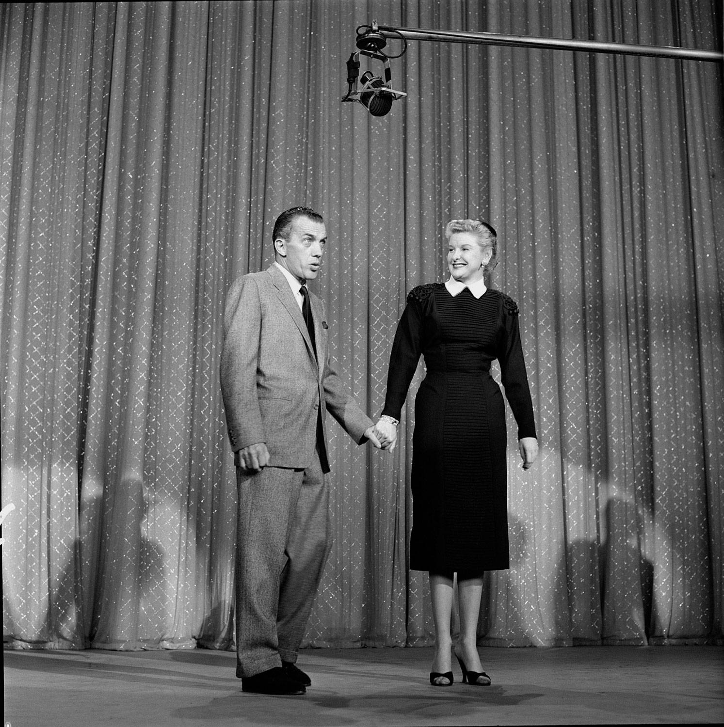 Elaine Stritch And Ed Sullivan In Toast Of The Town