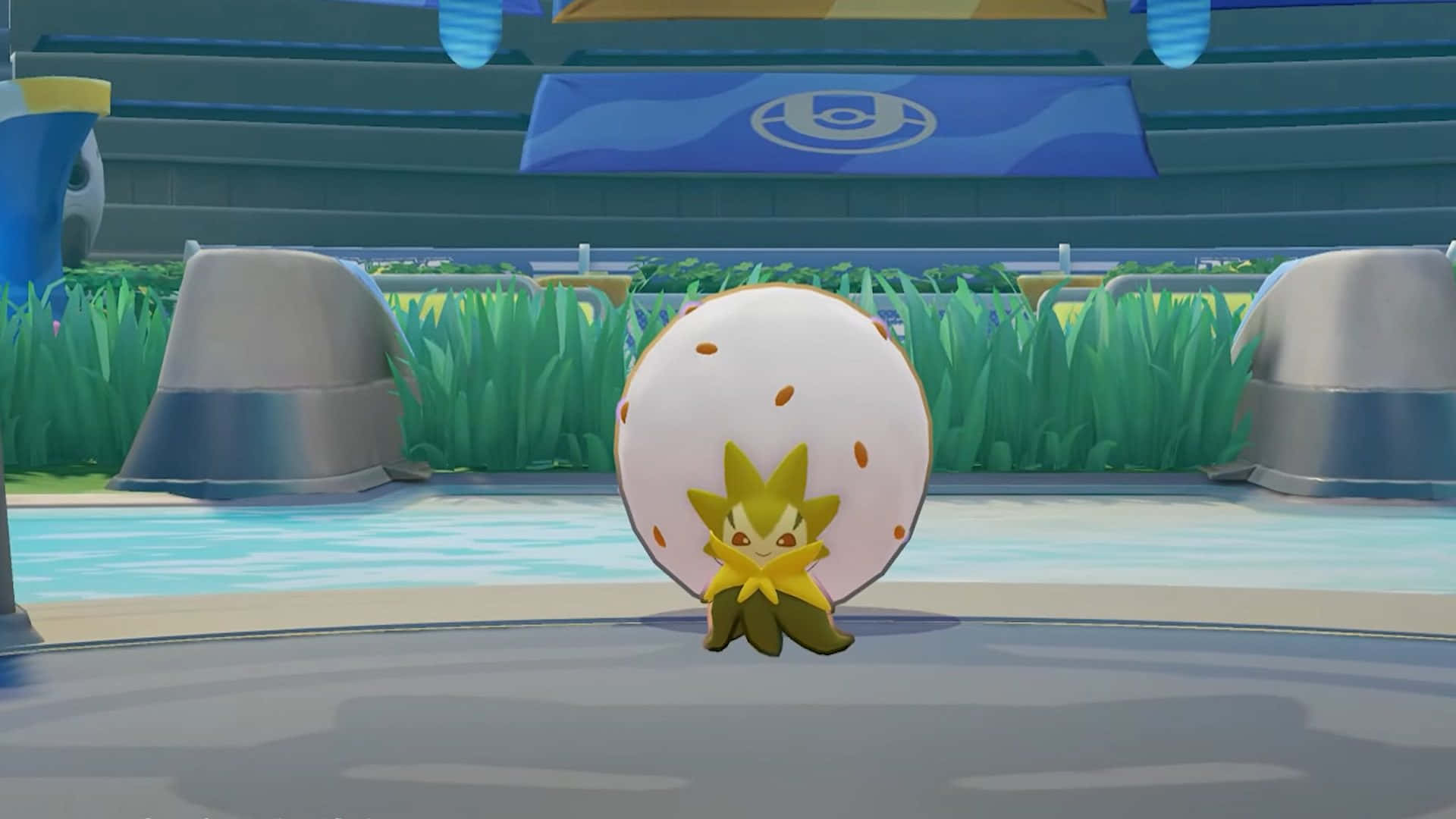 Eldegoss In Pokemon Unite Background