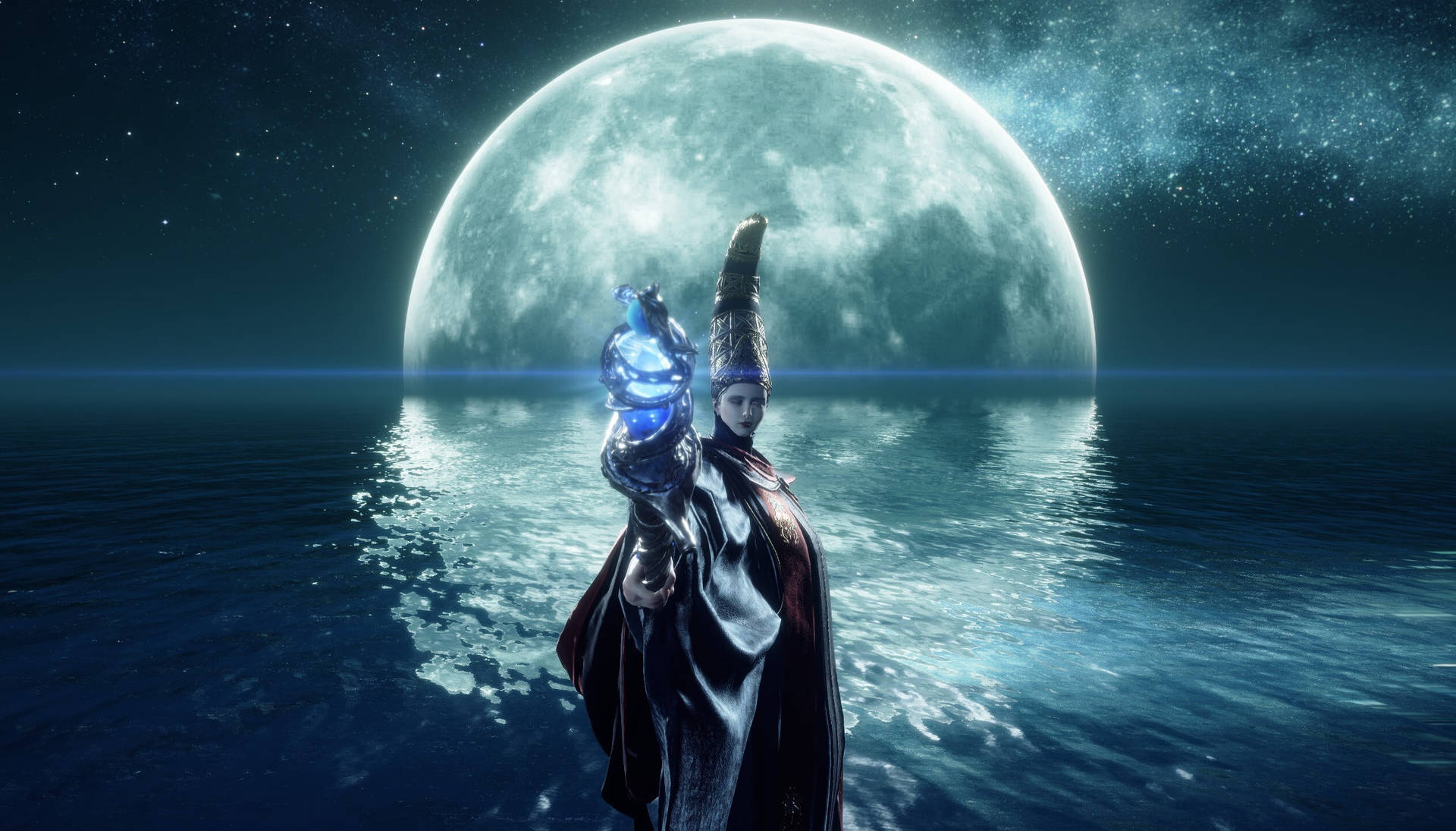 Elden Ring Full Moon Queen Background