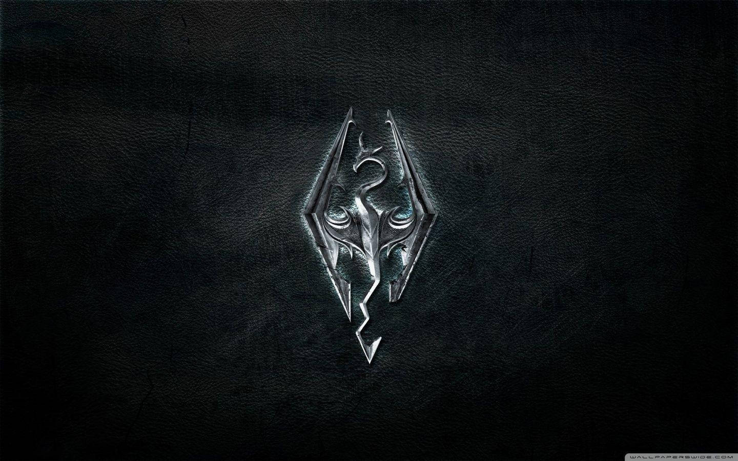 Elder Scrolls Skyrim Logo Background