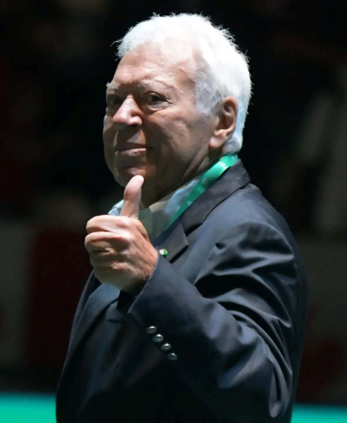Elderly_ Gentleman_ Giving_ Thumbs_ Up Background
