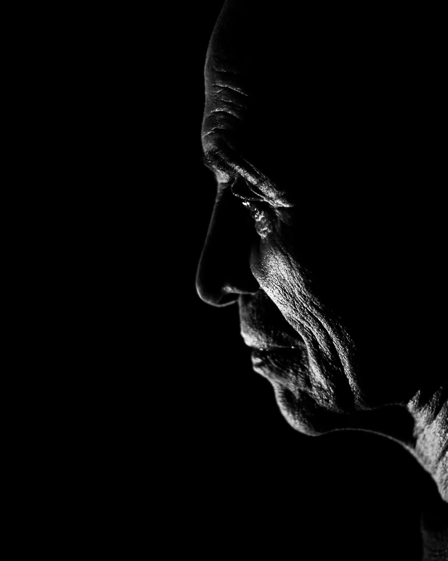 Elderly Man Contemplation Profile