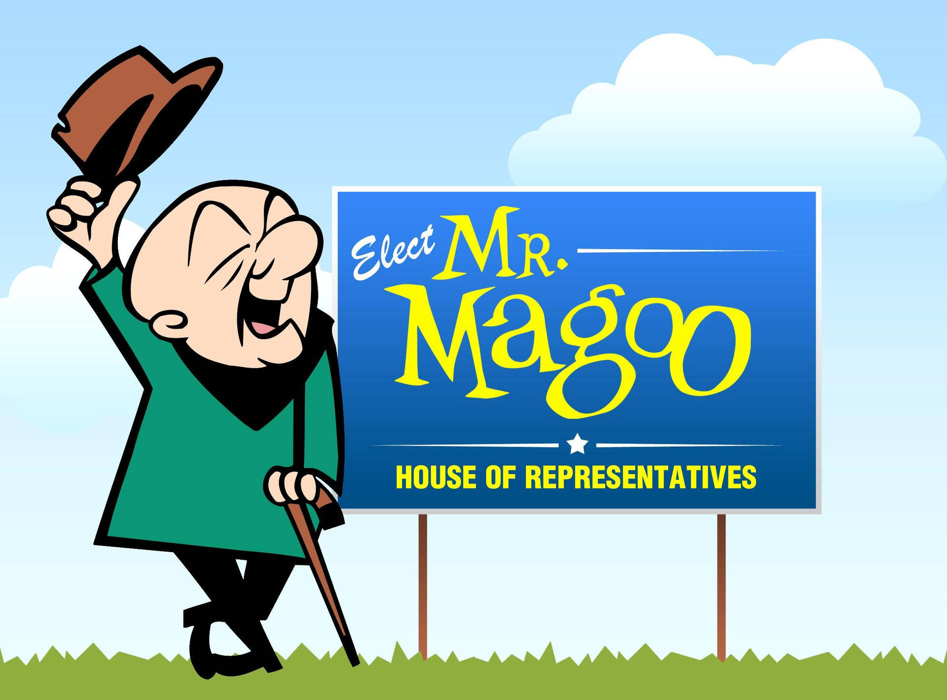 Elect Mr Magoo Poster Background