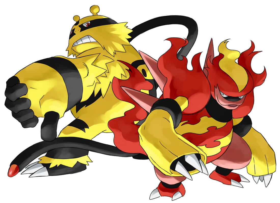 Electabuzz_and_ Magmar_ Pokemon_ Showdown Background