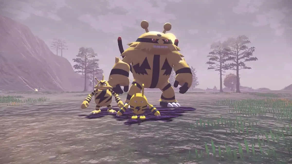 Electabuzz With Electivire And Elekid Background