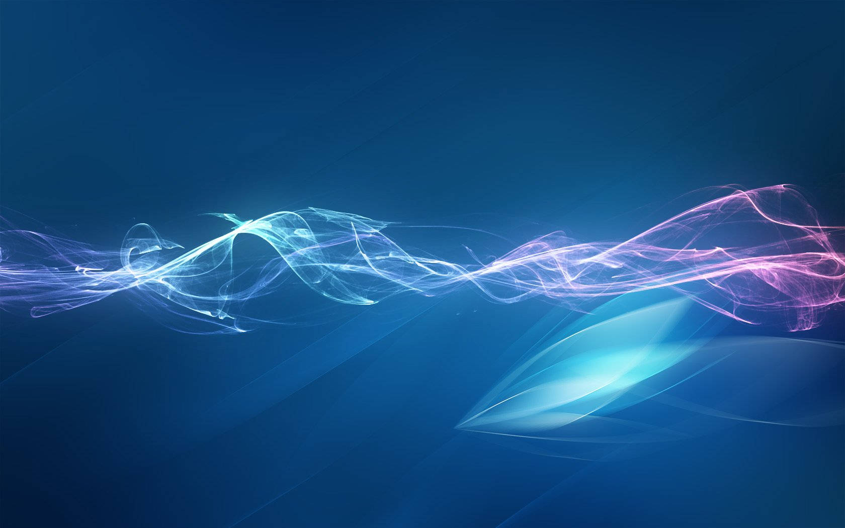 Electric Current Smooth Flow Background