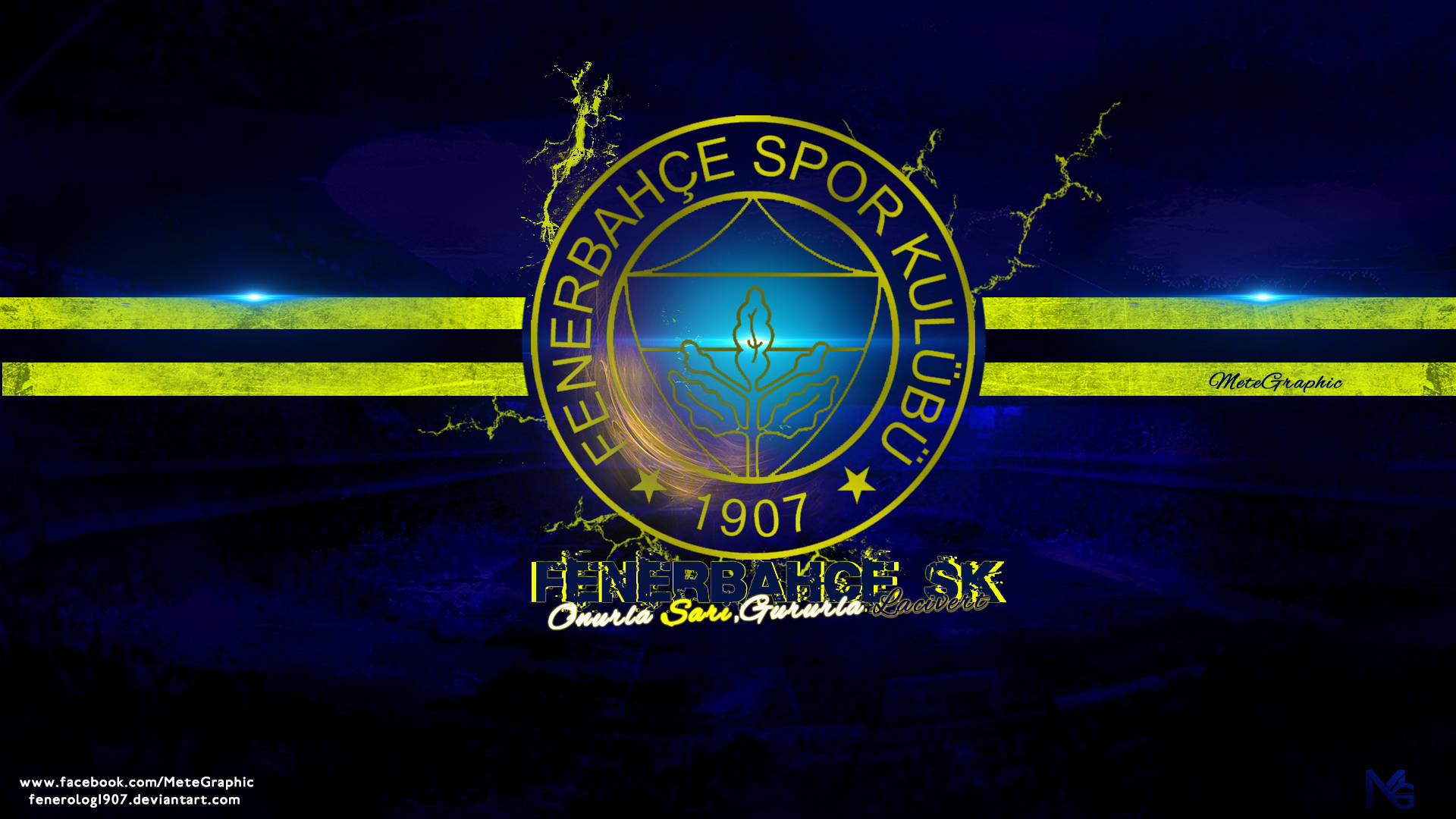 Electric Fenerbahce Background