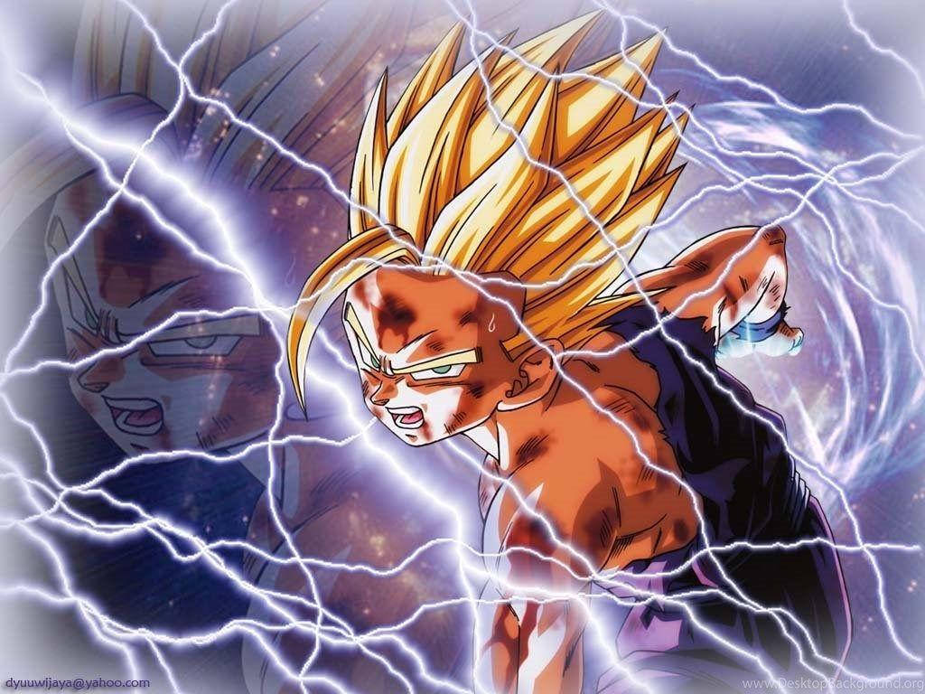 Electric Gohan In Super Saiyan 2 Background