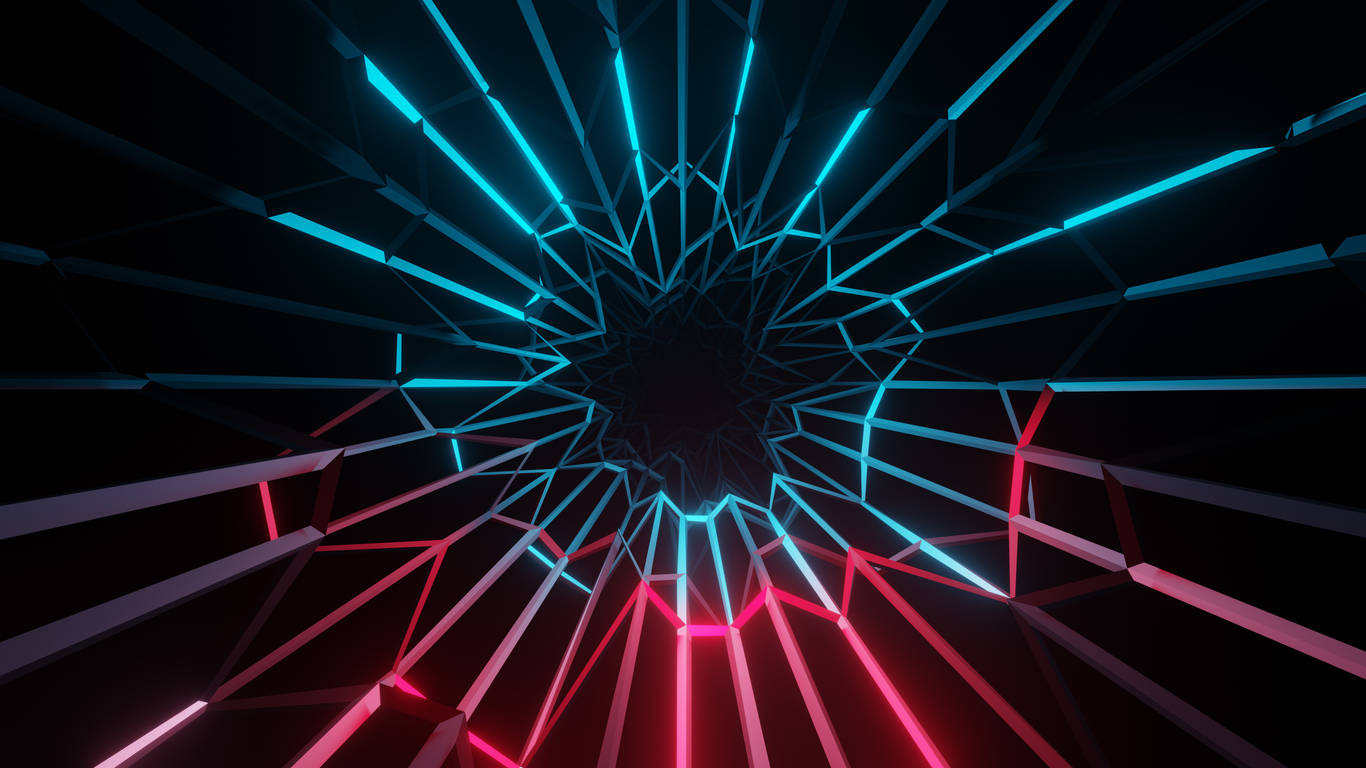 Electric Neon Lights Vibe Background