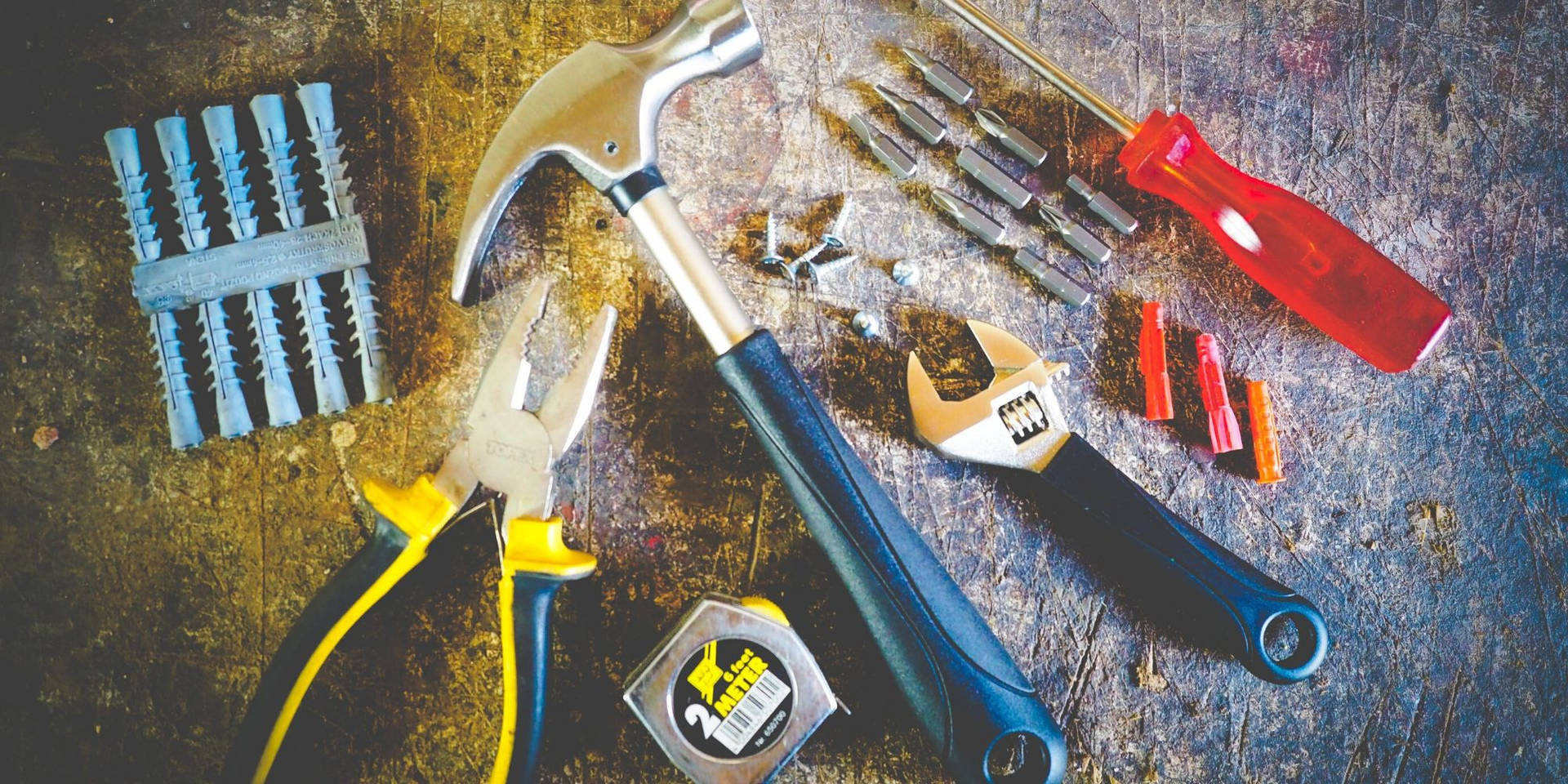 Electrical Technician Tool Kit Background