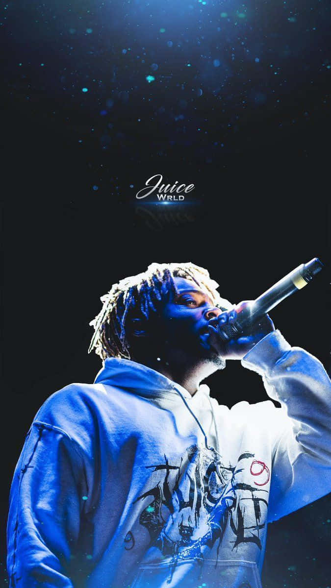 Electrifying Performance Of Juice Wrld Live Background