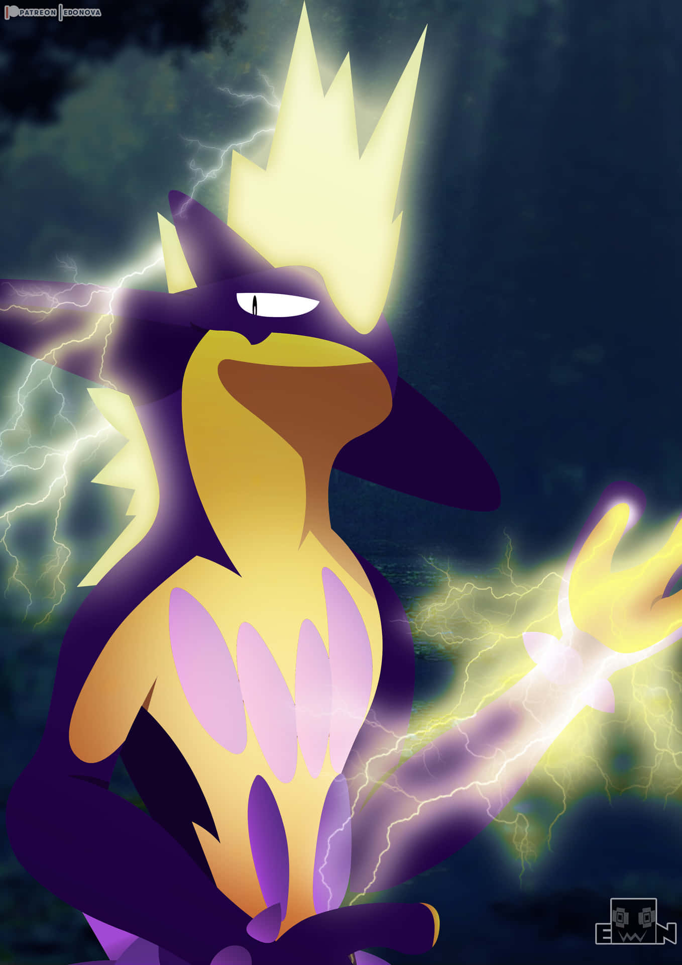 Electrifying Toxtricity Background