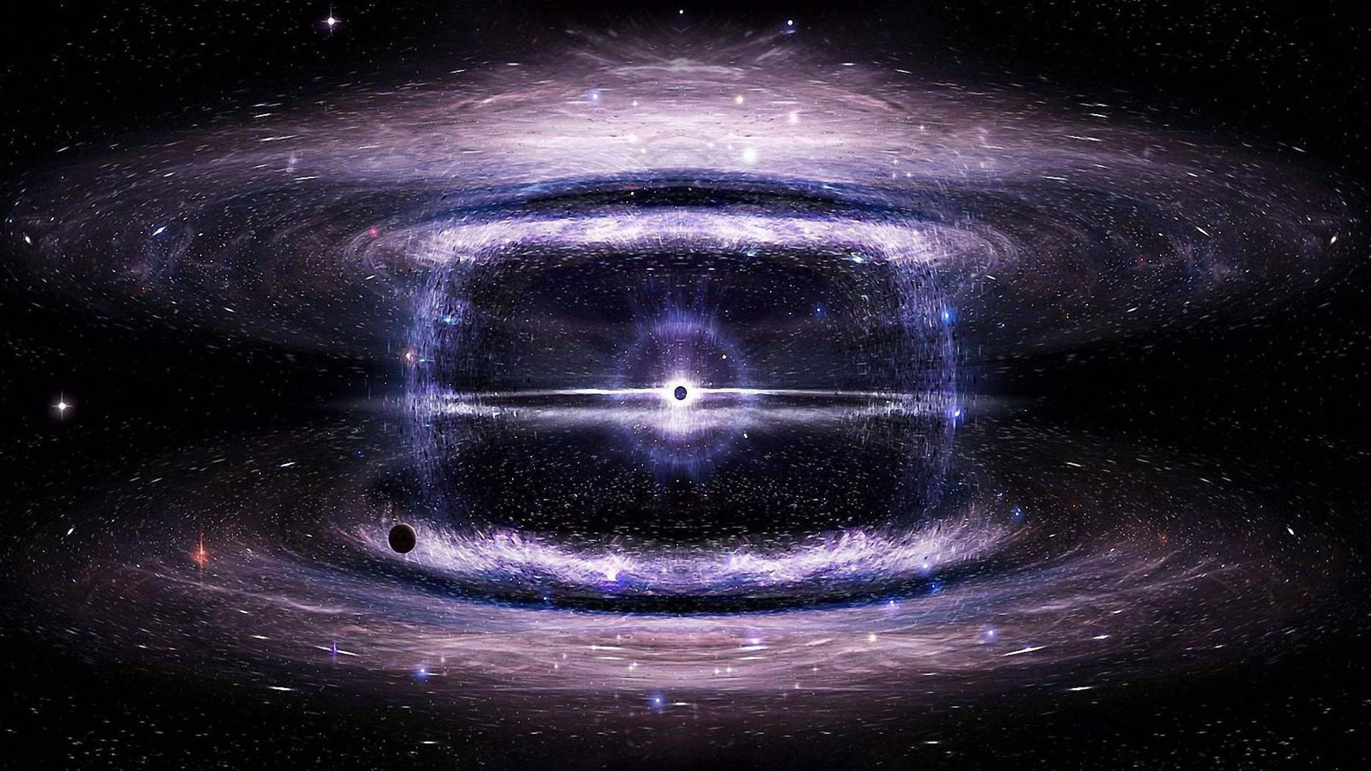Electromagnetic Field Black Hole Background