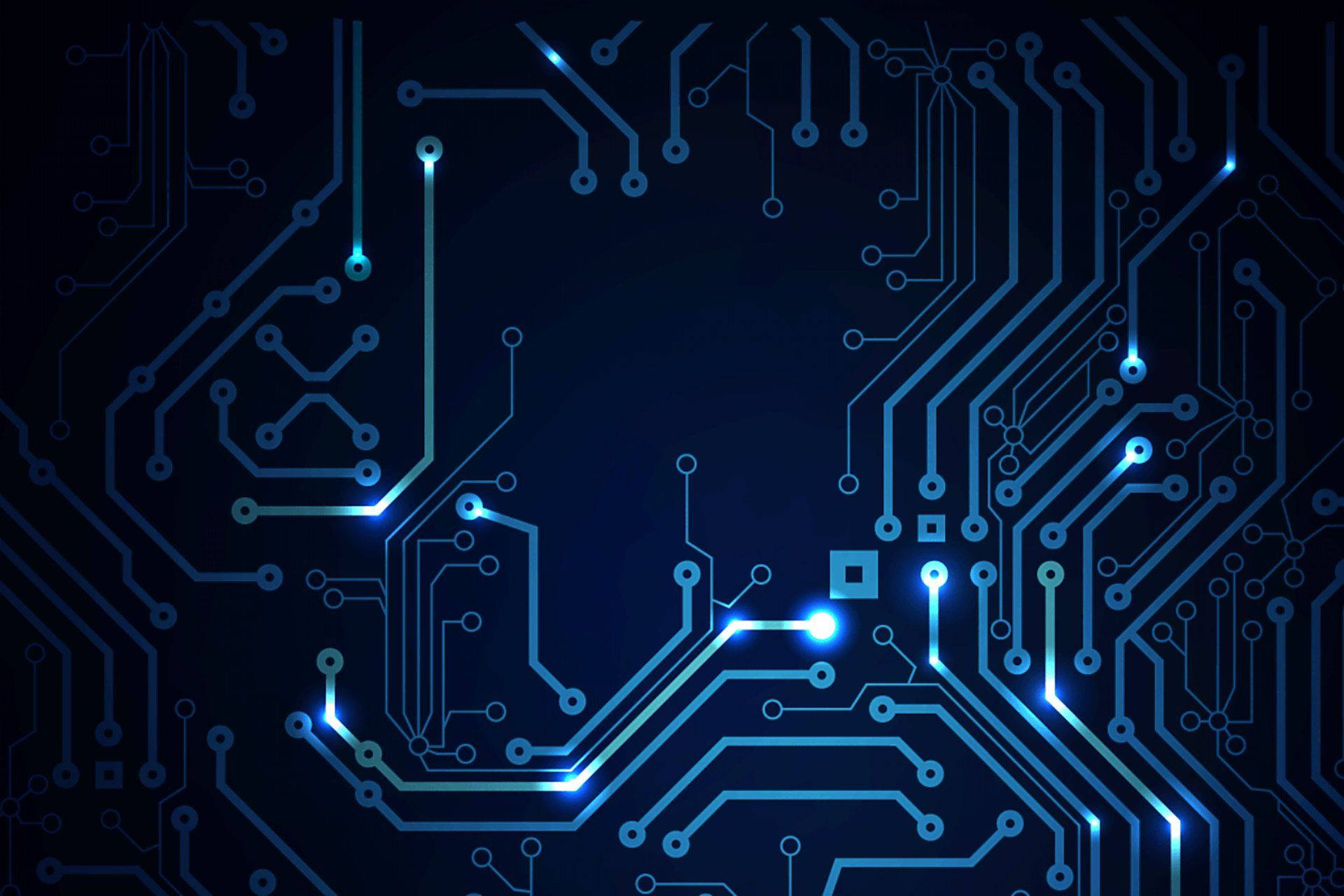 Electronics Technology Circuit Background