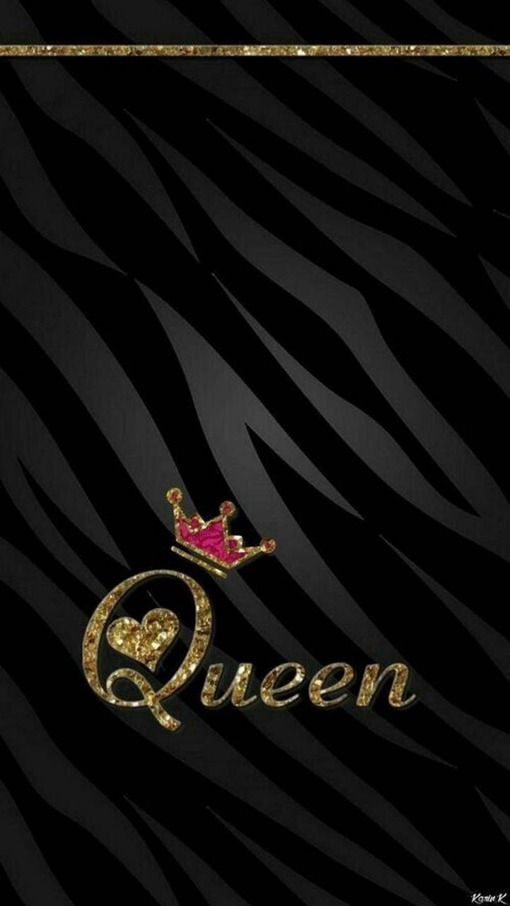 Elegance And Power Personified - Black Queen Background