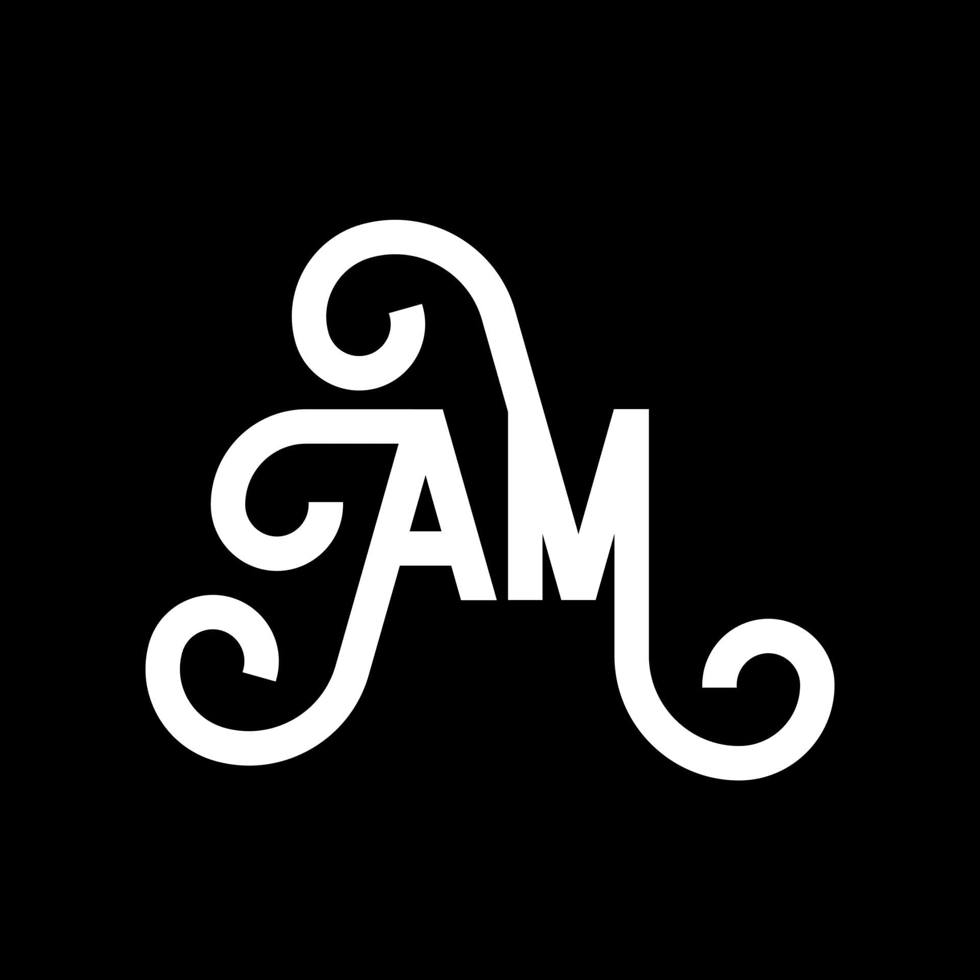 Elegant_ A M_ Monogram Background