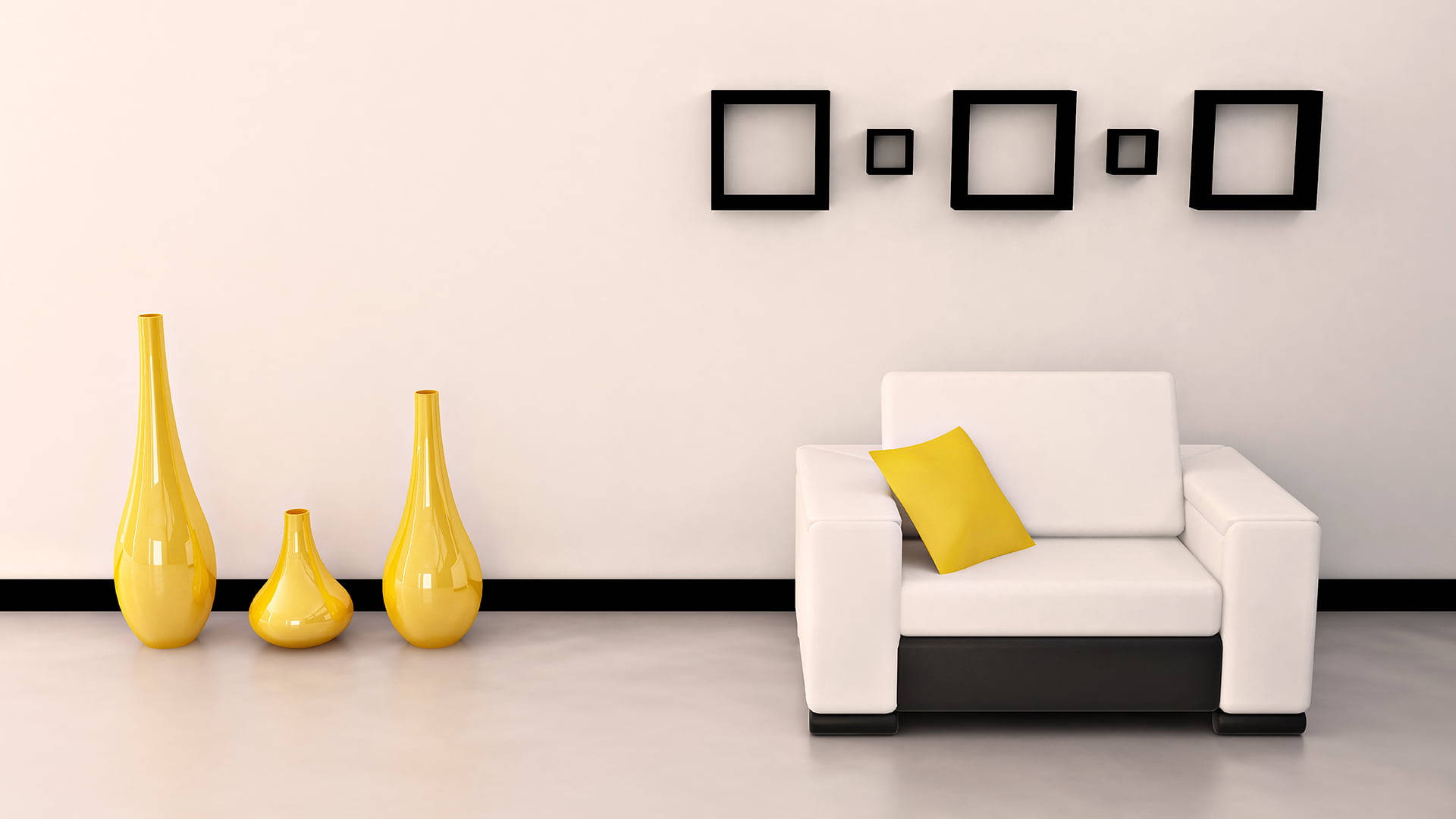 Elegant Aesthetic Living Room Design With A White Sofa