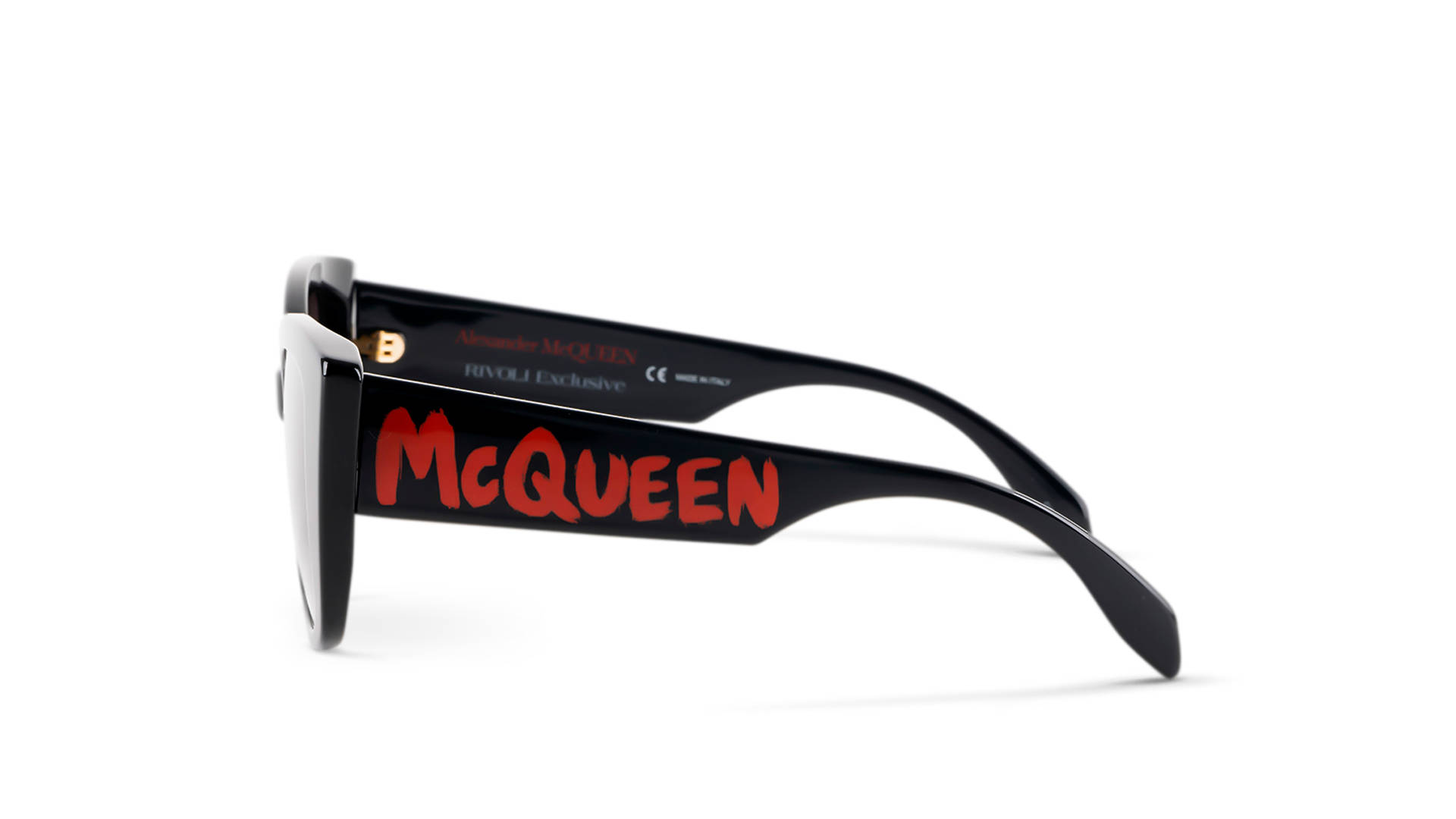 Elegant Alexander Mcqueen Red Sunglasses