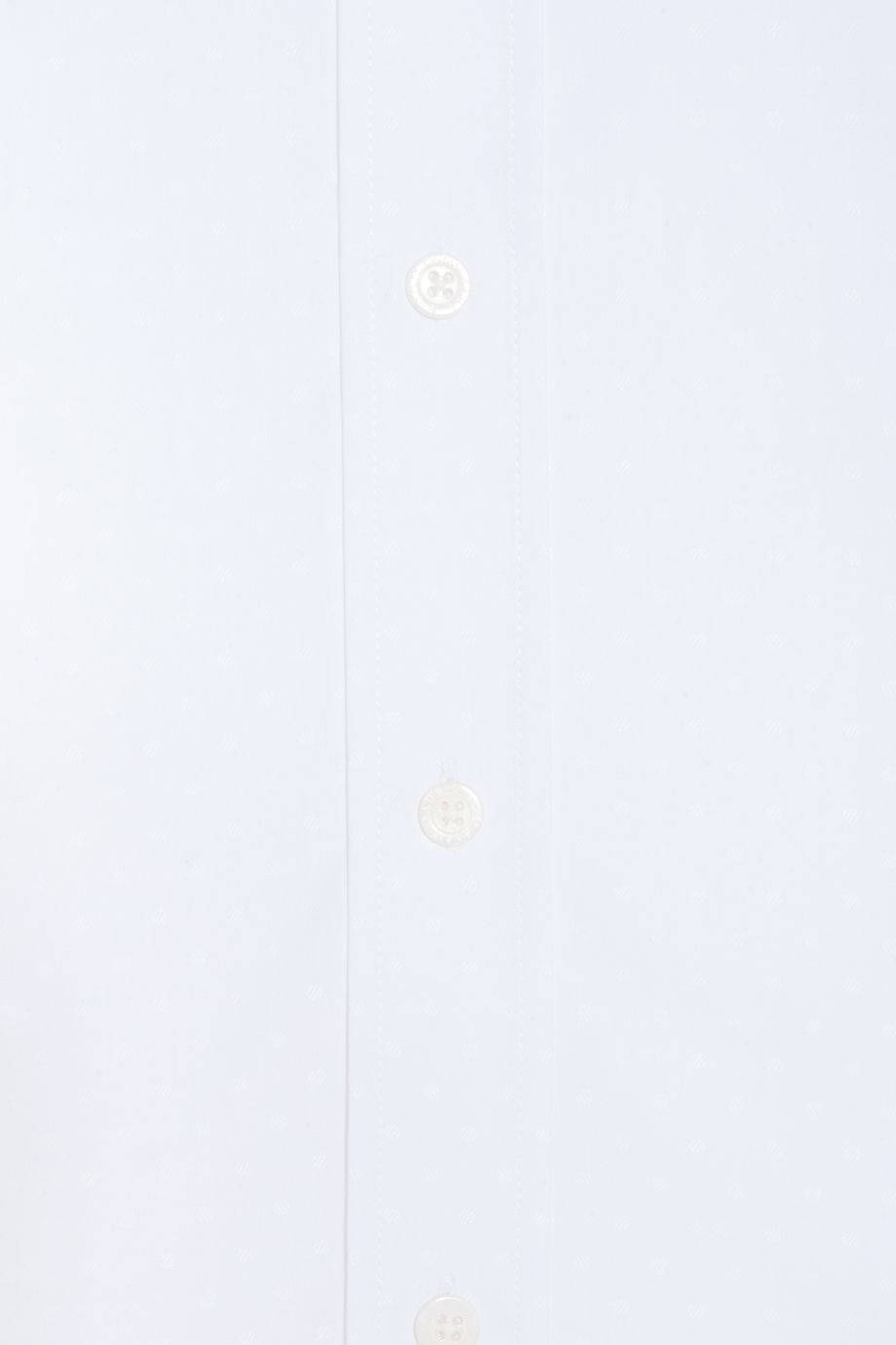 Elegant All White Button-up Shirt Background