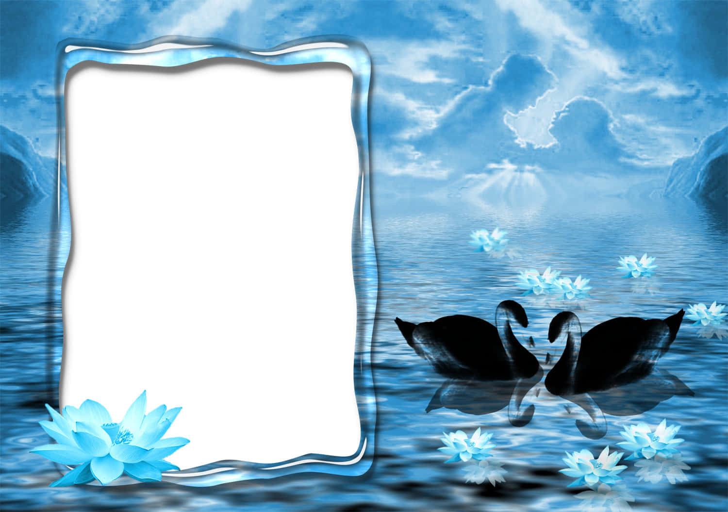 Elegant And Classic Wedding Frame Background