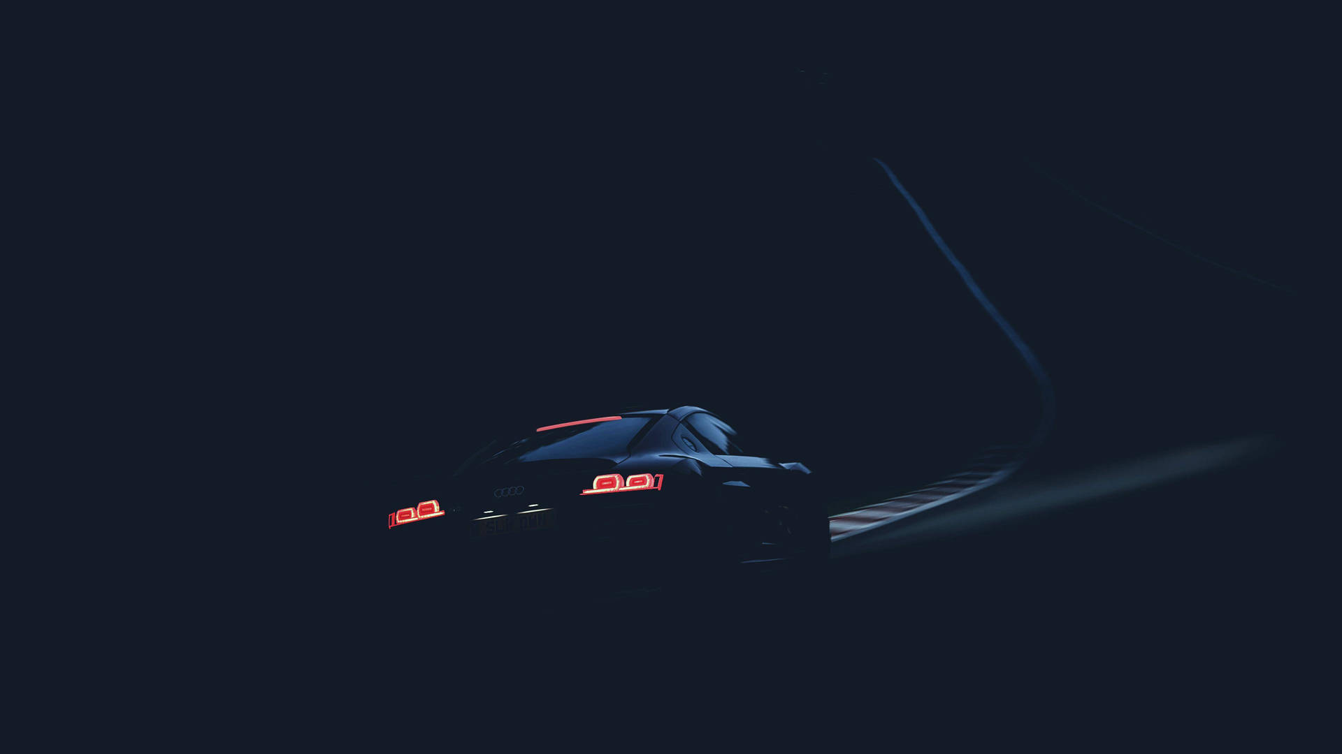Elegant Audi R8 Dark Mode Background