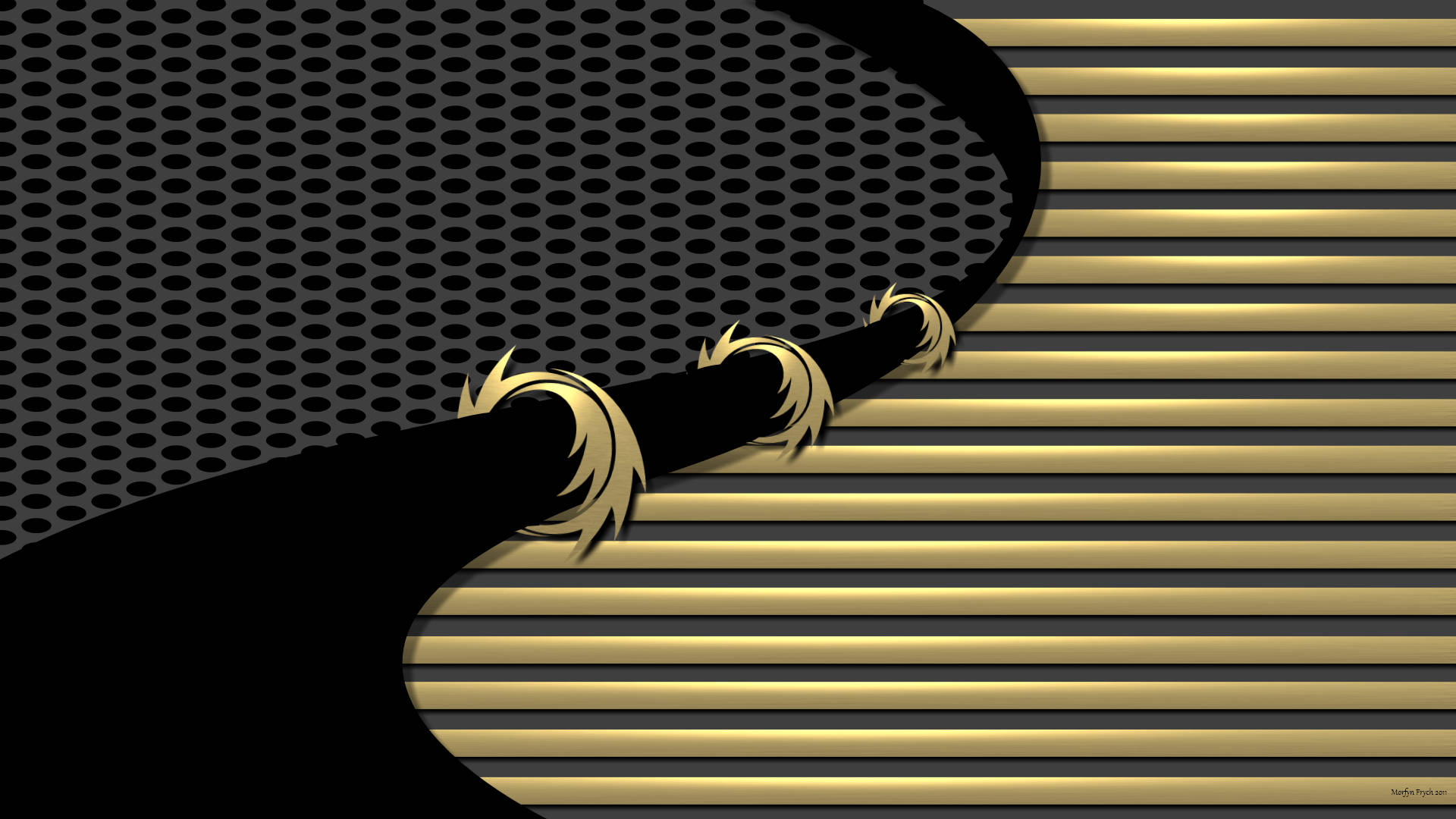 Elegant Black And Gold Background Background